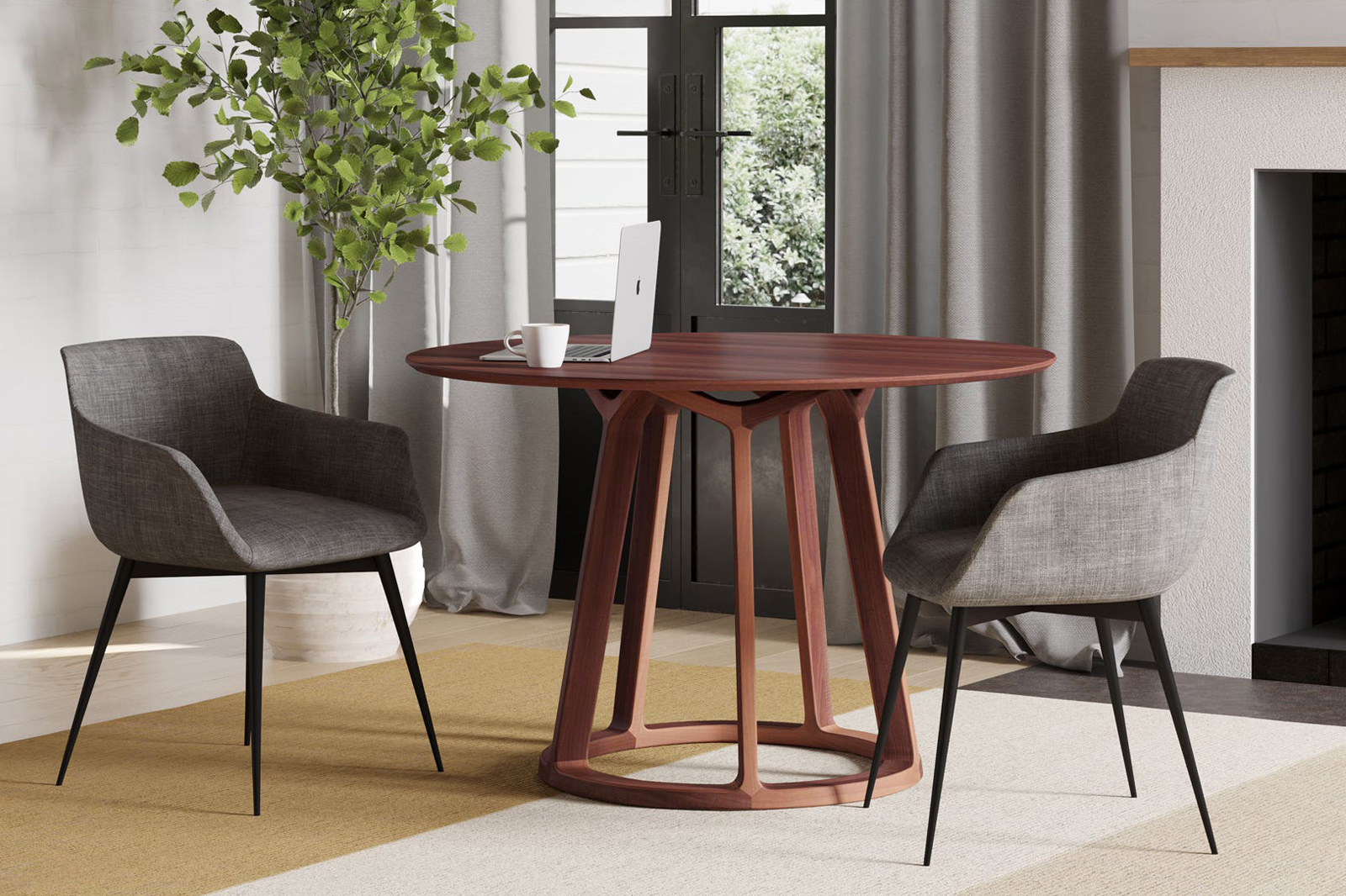 Moe's - Aldo Dining Table in Brown