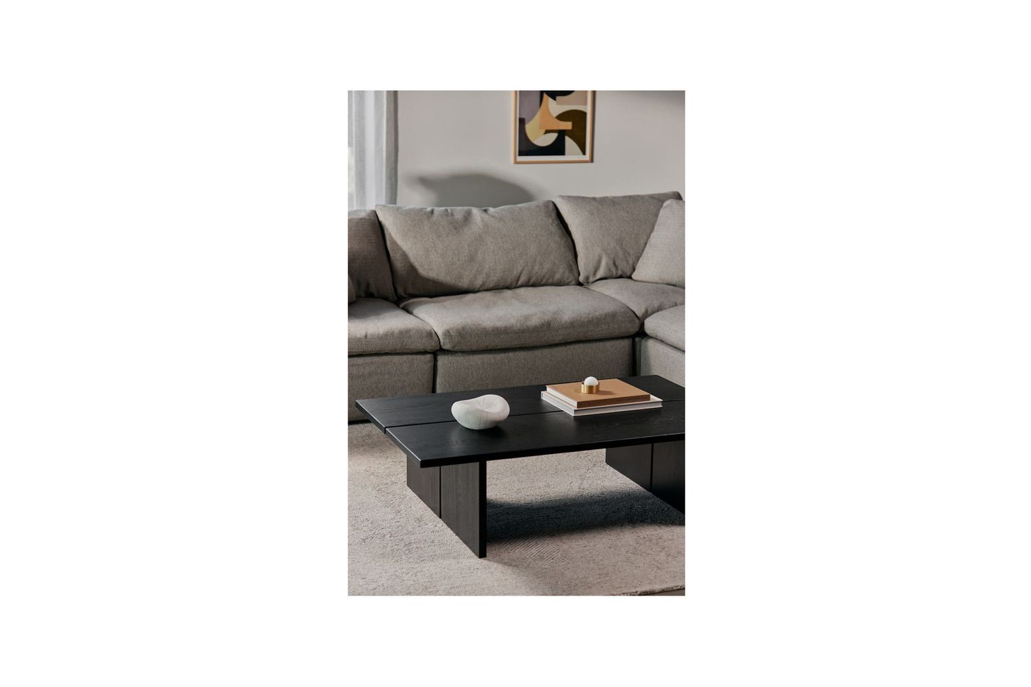 Moe's - Rua Modern Coffee Table in Black