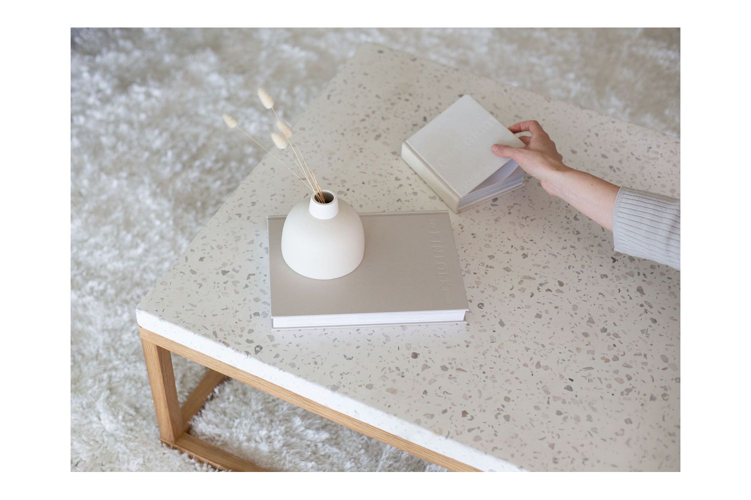 Moe's Balance Modern Coffee Table - Nougat