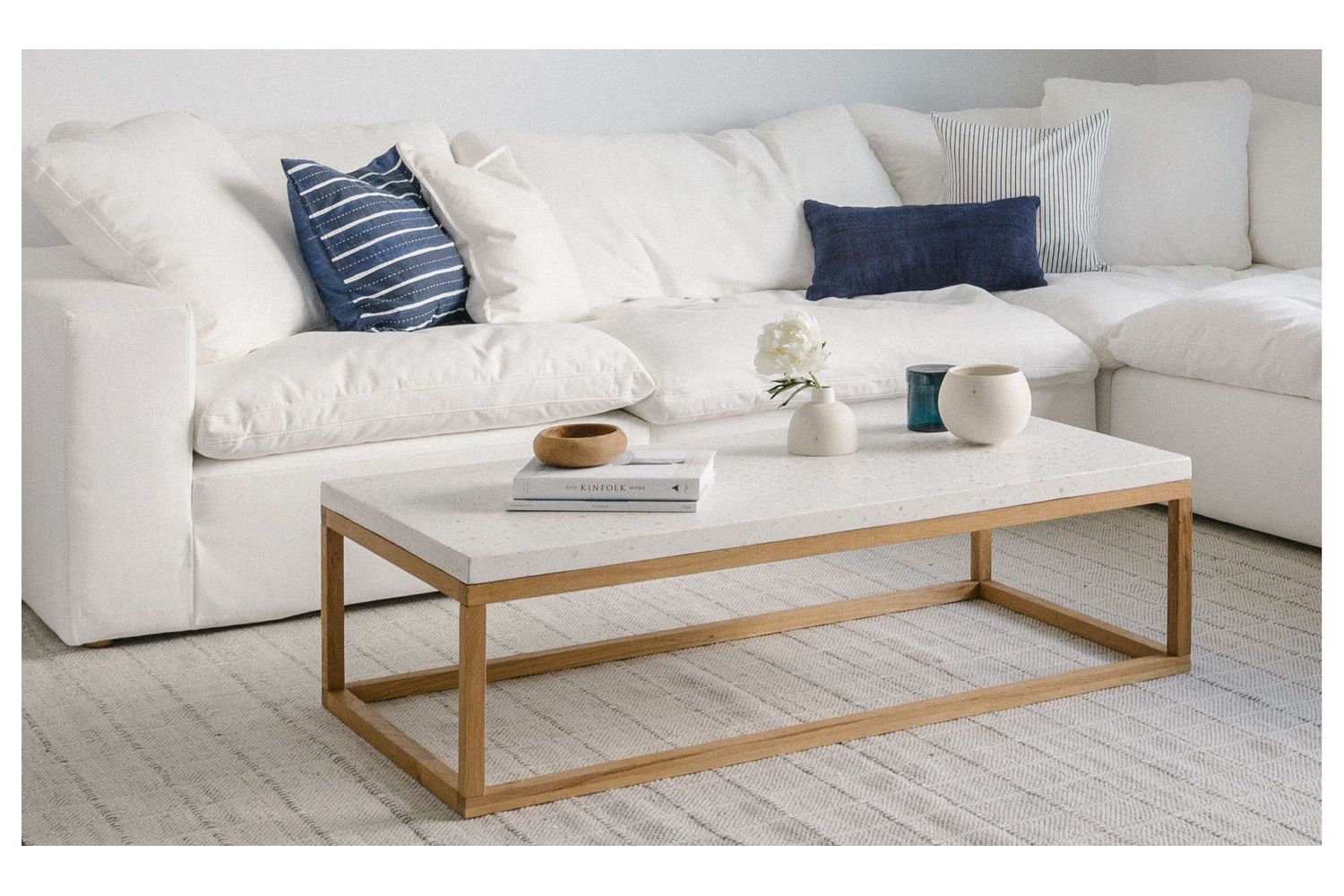 Moe's Balance Modern Coffee Table - Nougat