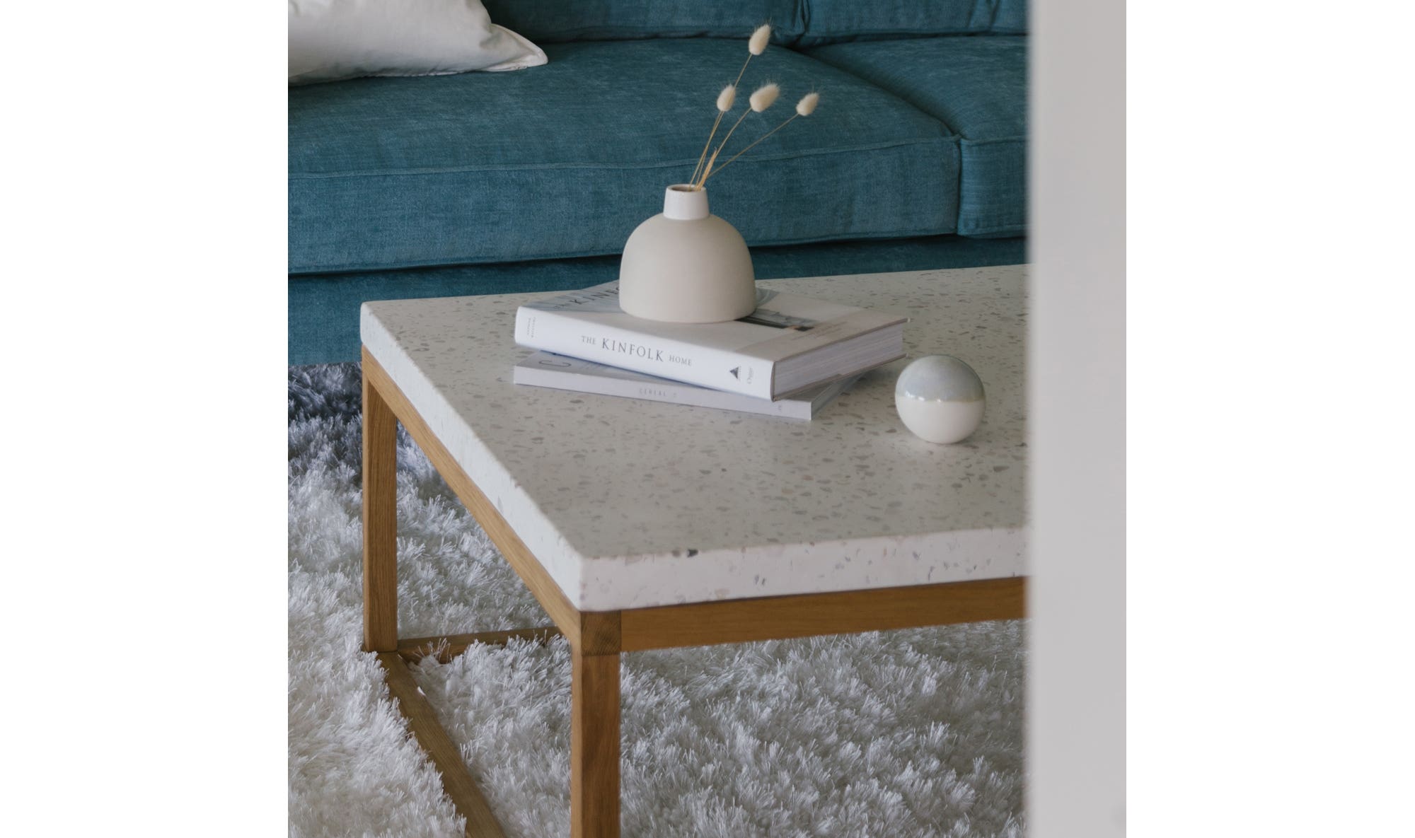 Moe's - Balance Modern Square Coffee Table in Nougat