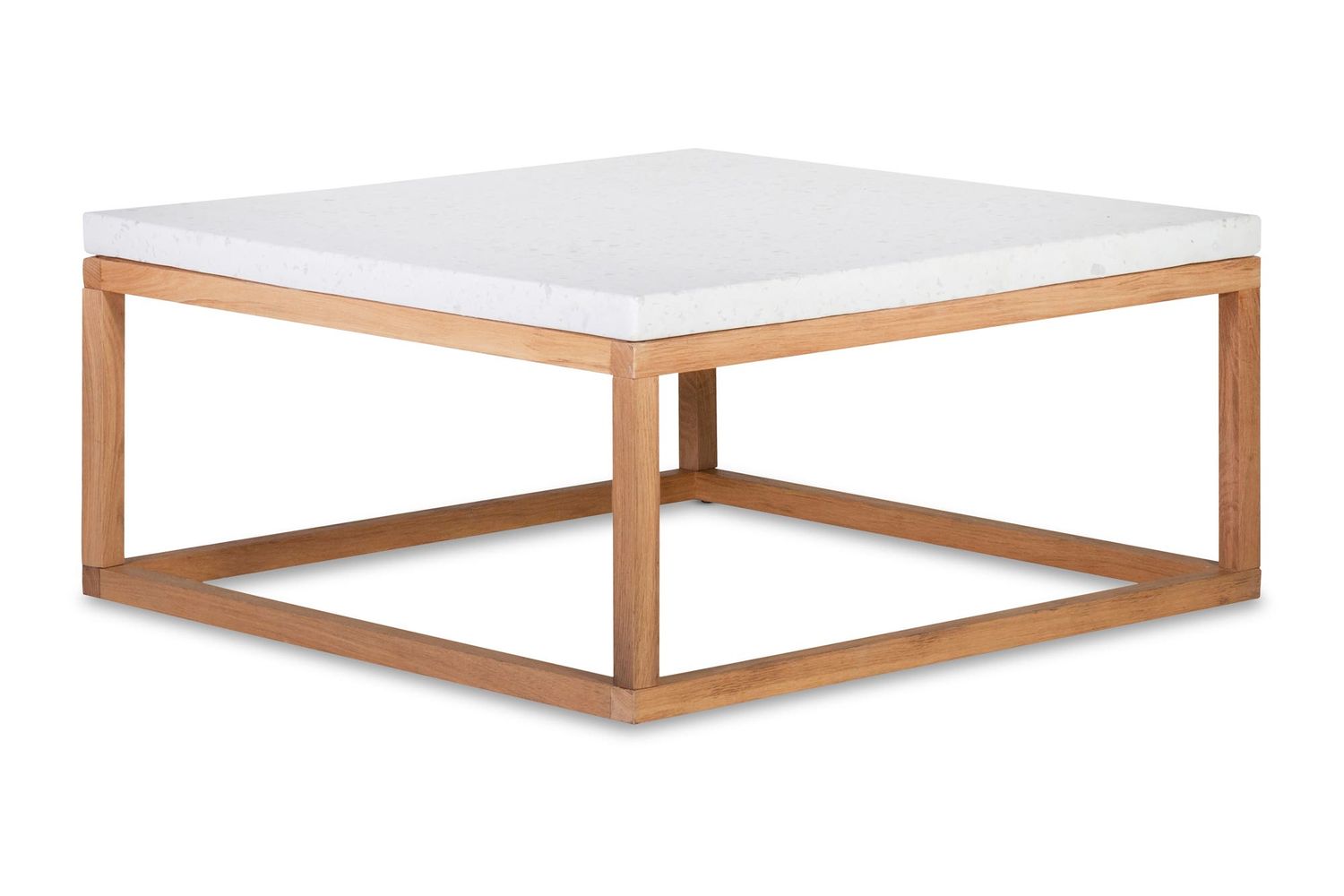 Moe's - Balance Modern Square Coffee Table in Nougat