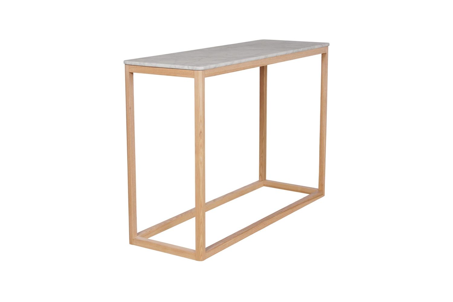 Moe's Ellis Modern Console Table - Natural, Marble/Wood