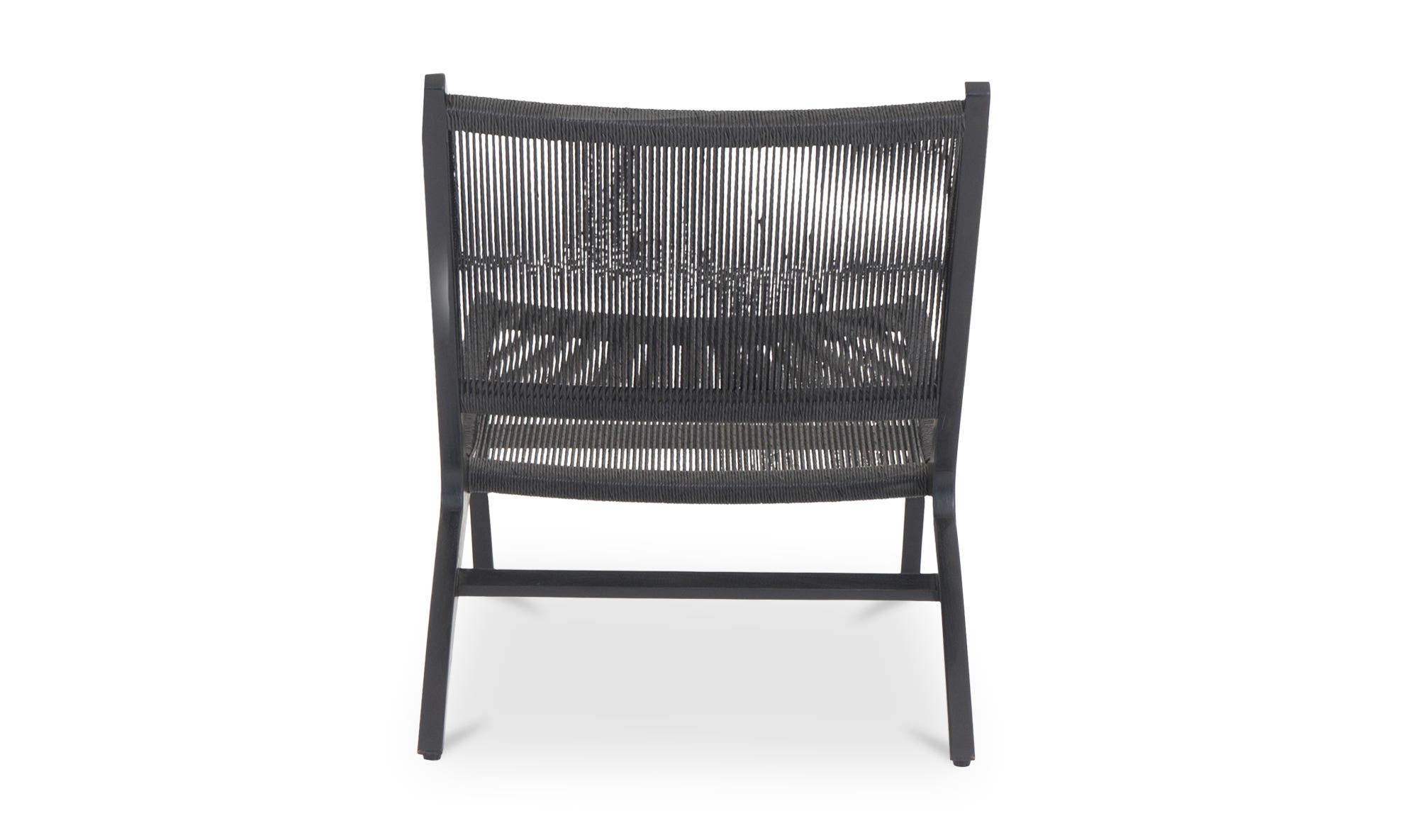 Moe's Palma Contemporary Outdoor Lounge Chair - Black