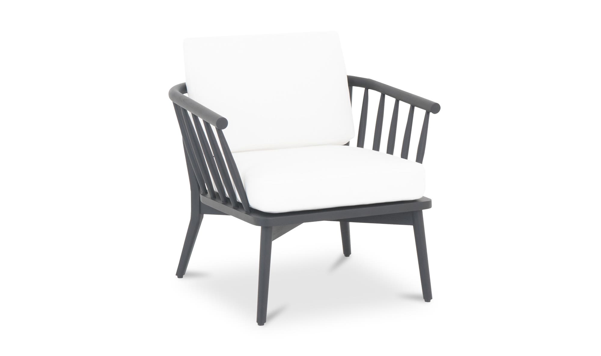 Moe's - Wren Contemporary Outdoor Lounge Chair in Warm White