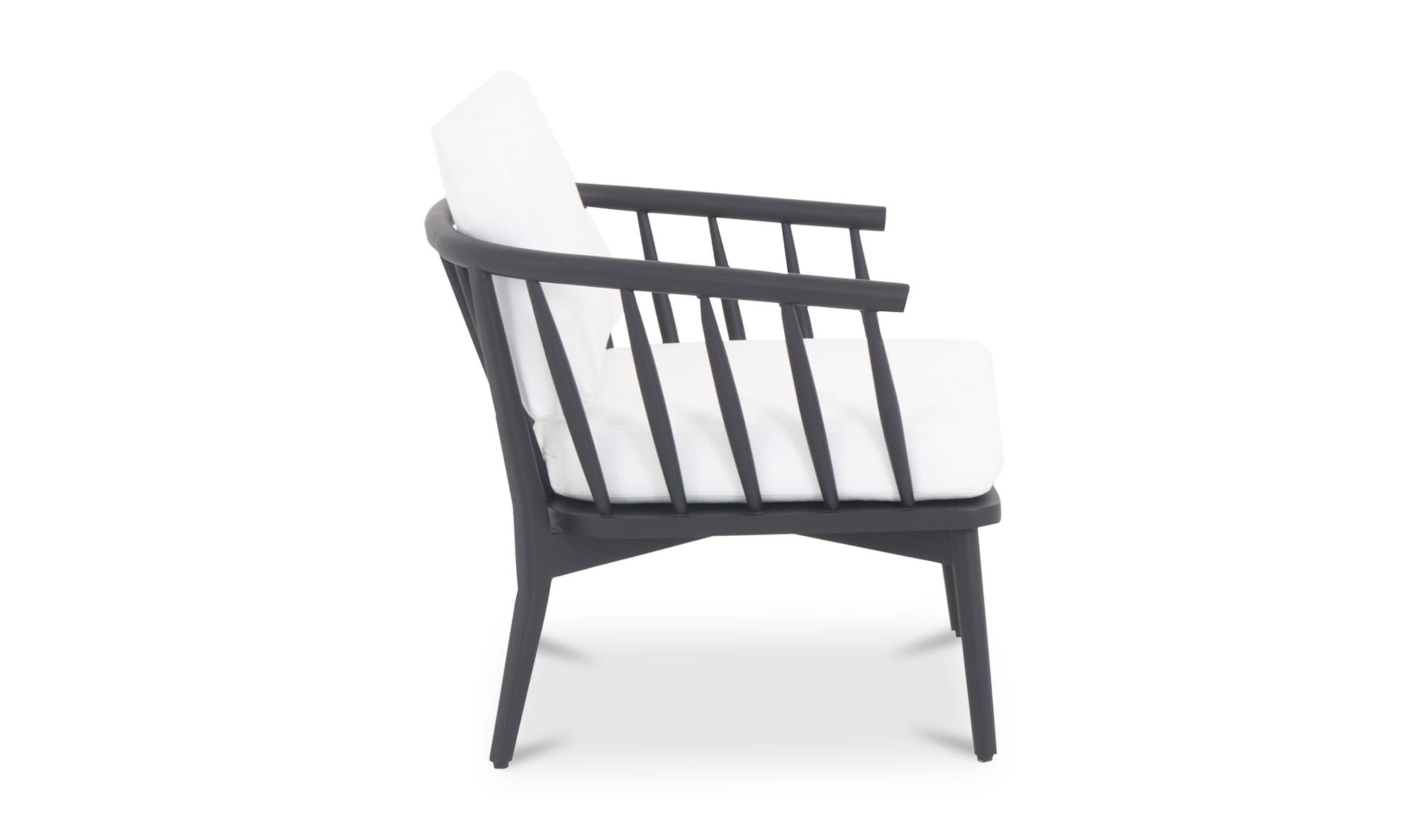 Moe's - Wren Contemporary Outdoor Lounge Chair in Warm White