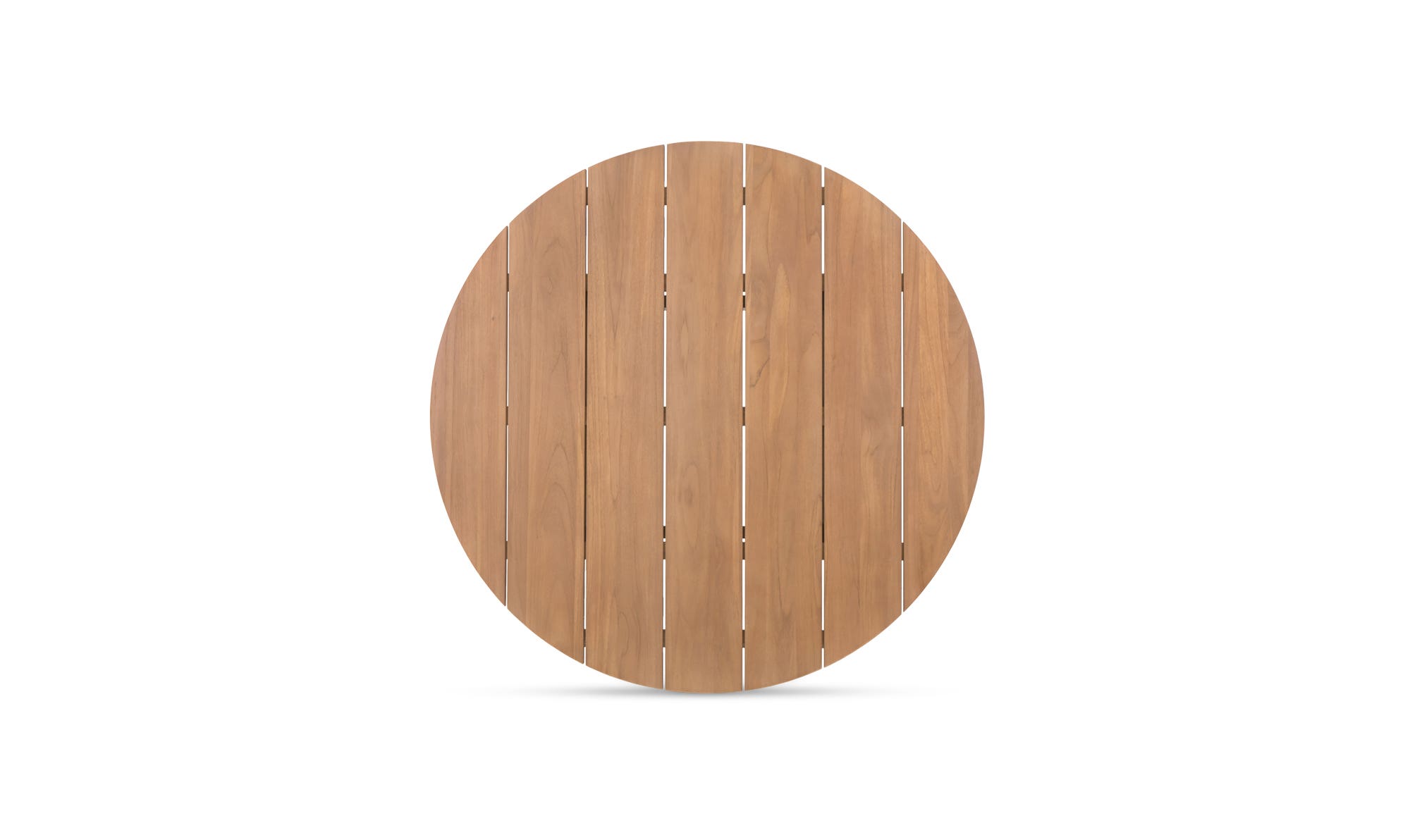 Moe's Delta Contemporary Round Outdoor Dining Table - Natural