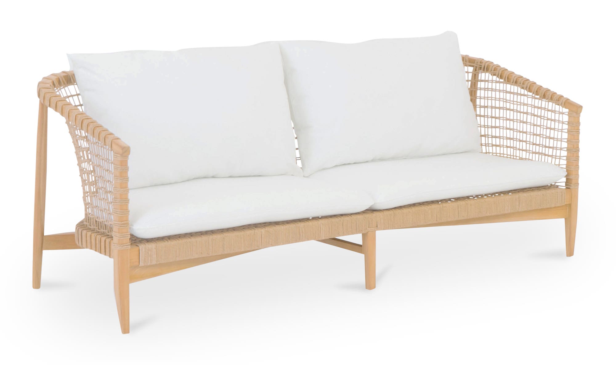 Moe's Kuna Contemporary Outdoor Sofa - White