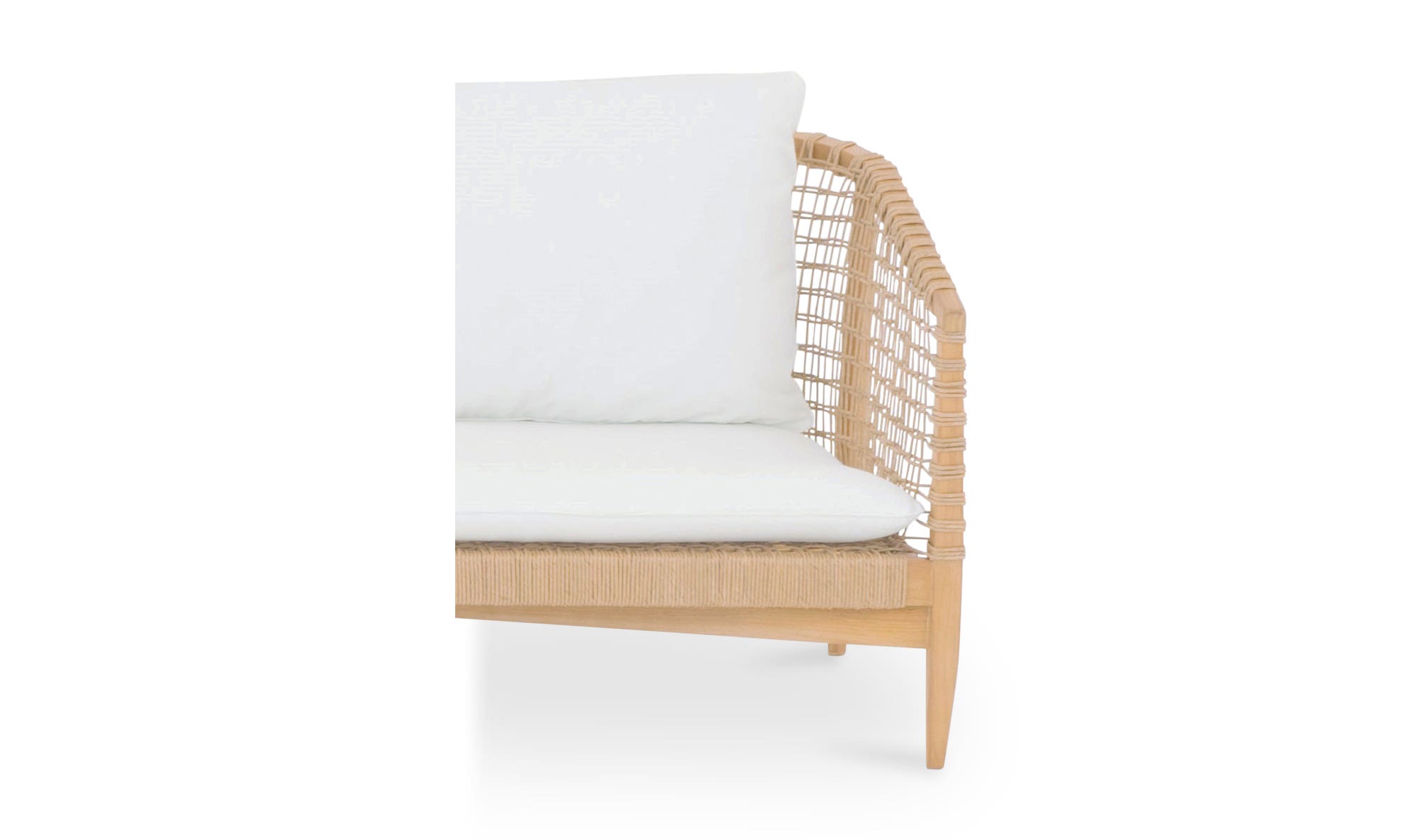 Moe's Kuna Contemporary Outdoor Sofa - White