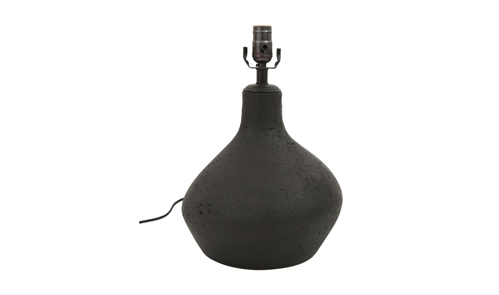 Moe's - Hanna Rustic Table Lamp in Black