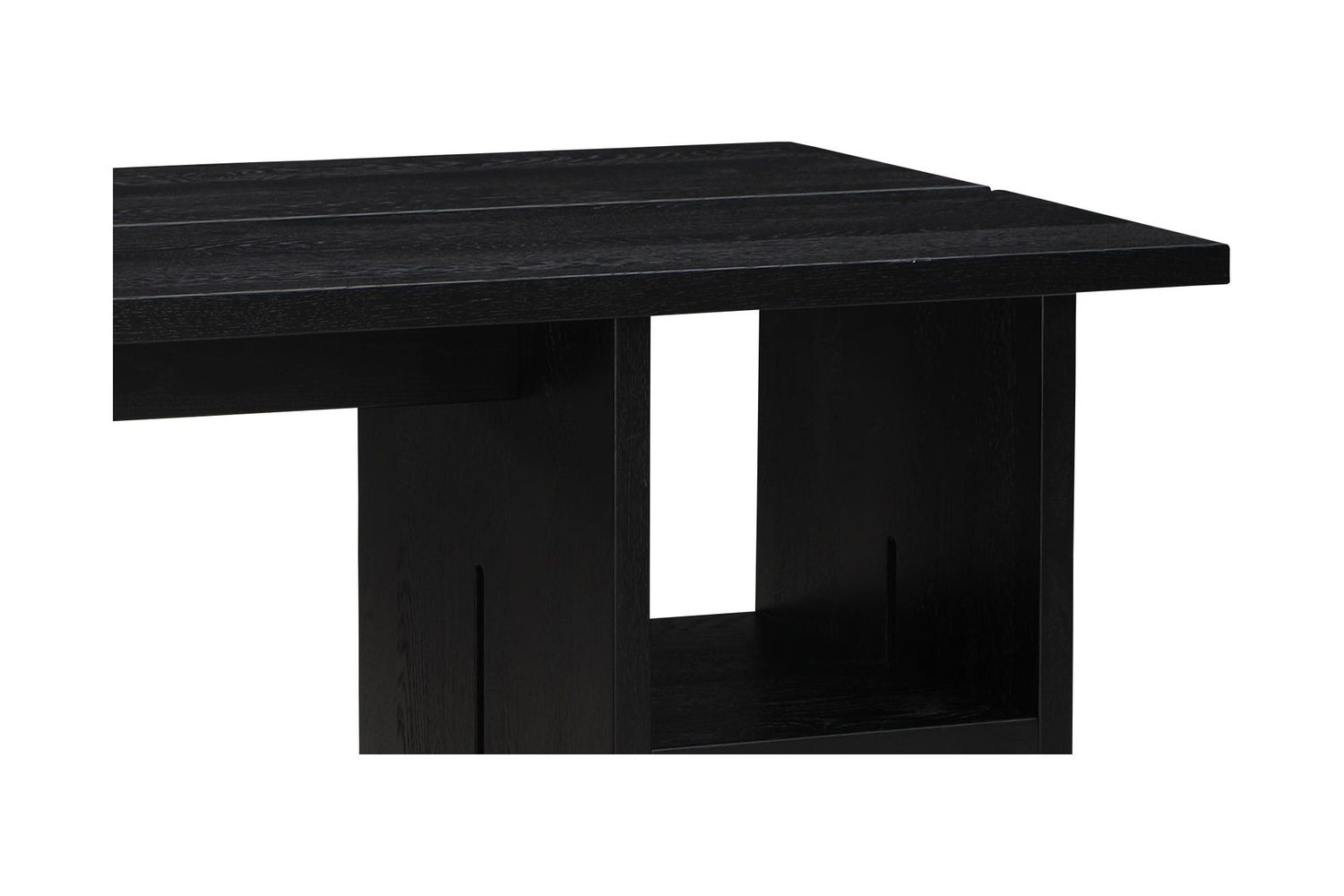 Moe's Rua Modern Desk - Black Oak