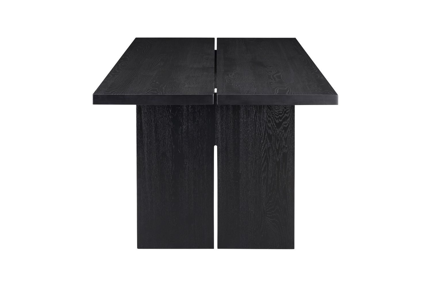 Moe's - Rua Modern Dining Table in Black Oak