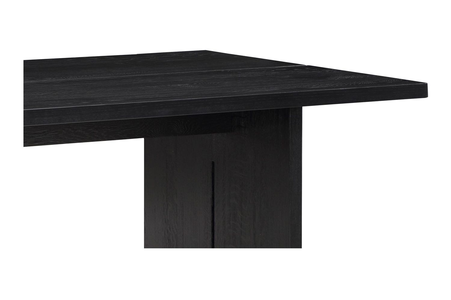 Moe's - Rua Modern Dining Table in Black Oak