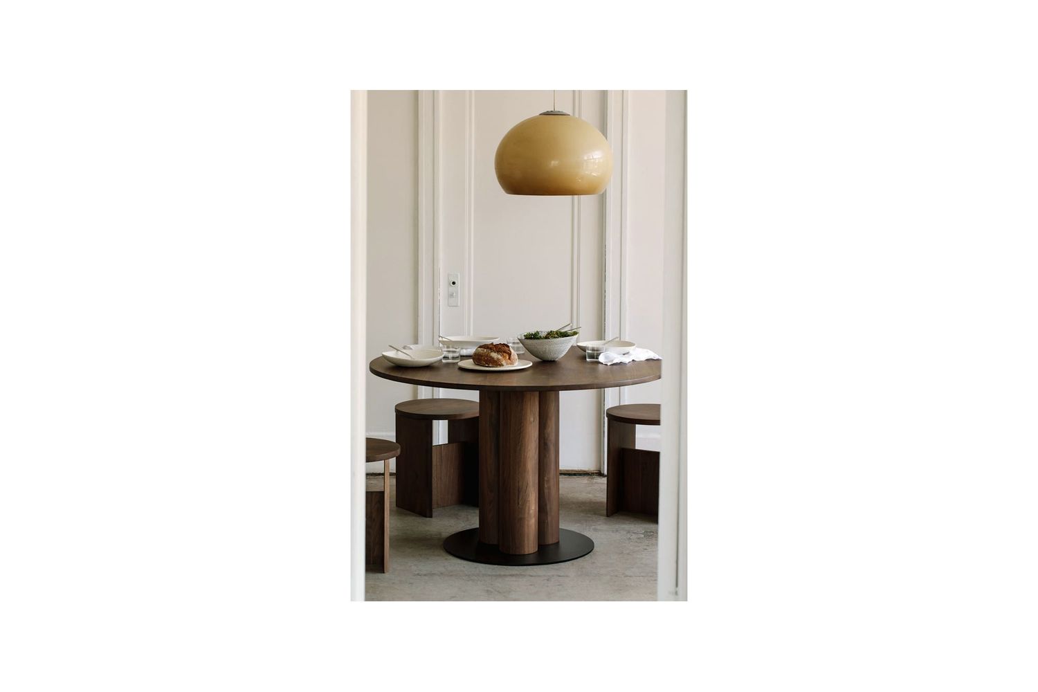 Moe's - Avalon Modern Dining Table in Walnut