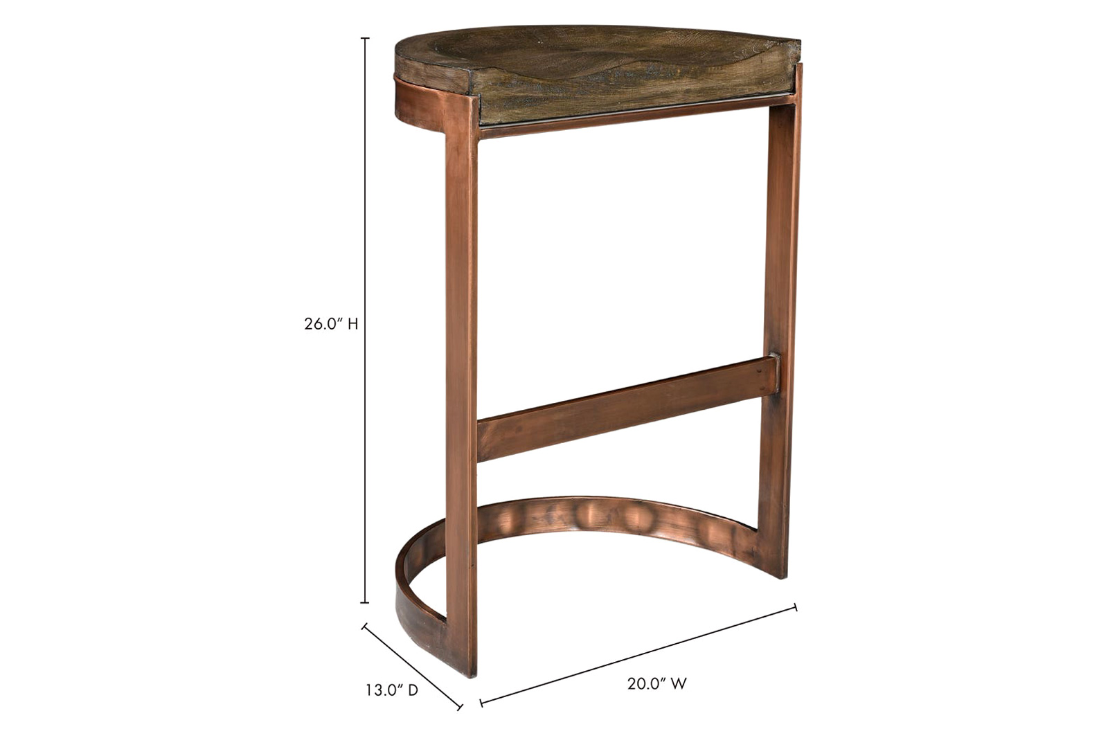 Moe's - Bancroft Counter Stool in Brown