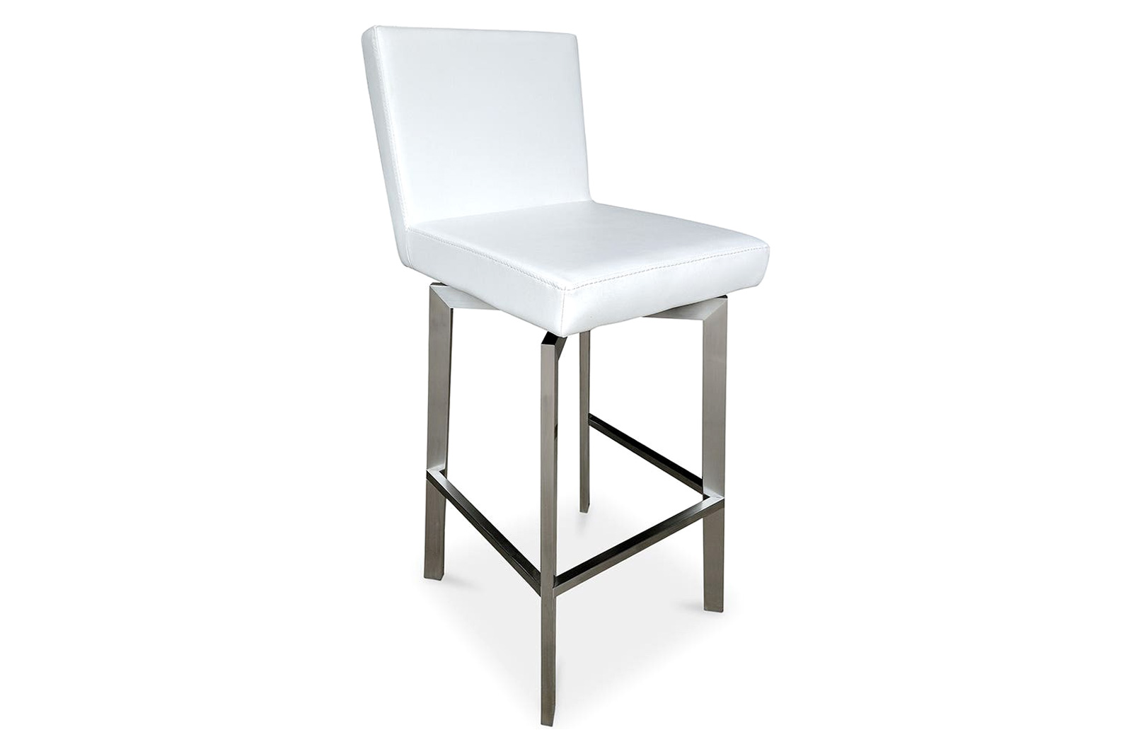 Moe's Giro Swivel Bar Stool - White