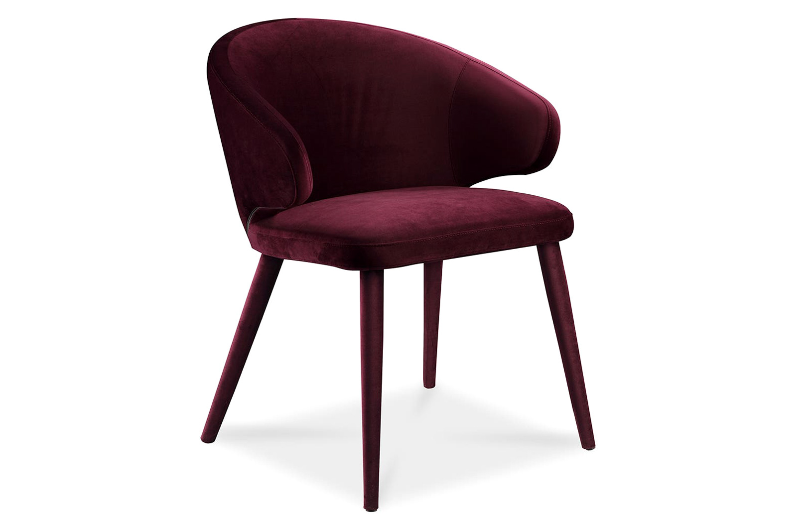 Moe's - Stewart Dining Chair in Burgundy