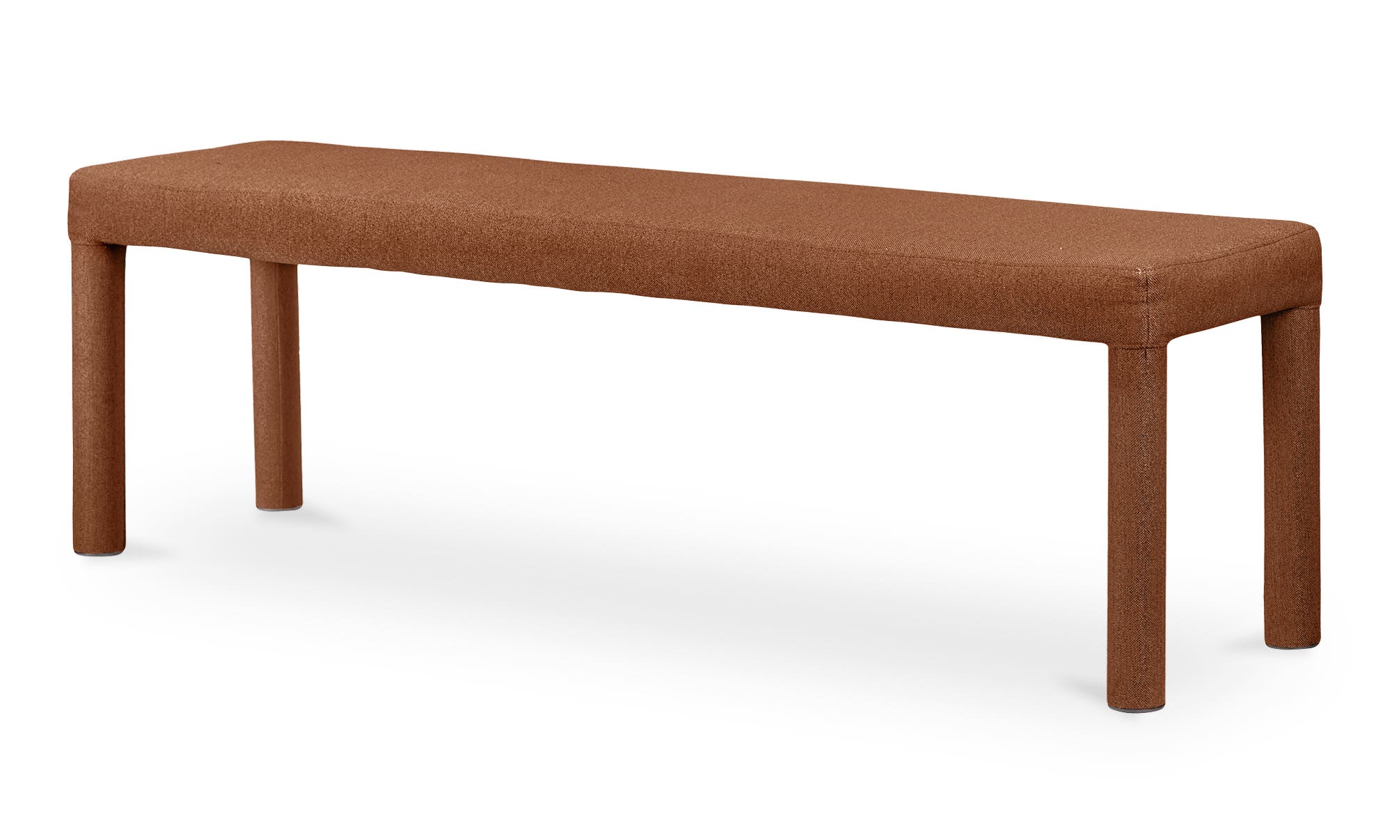 Moe's Place Contemporary Dining Bench - Rust