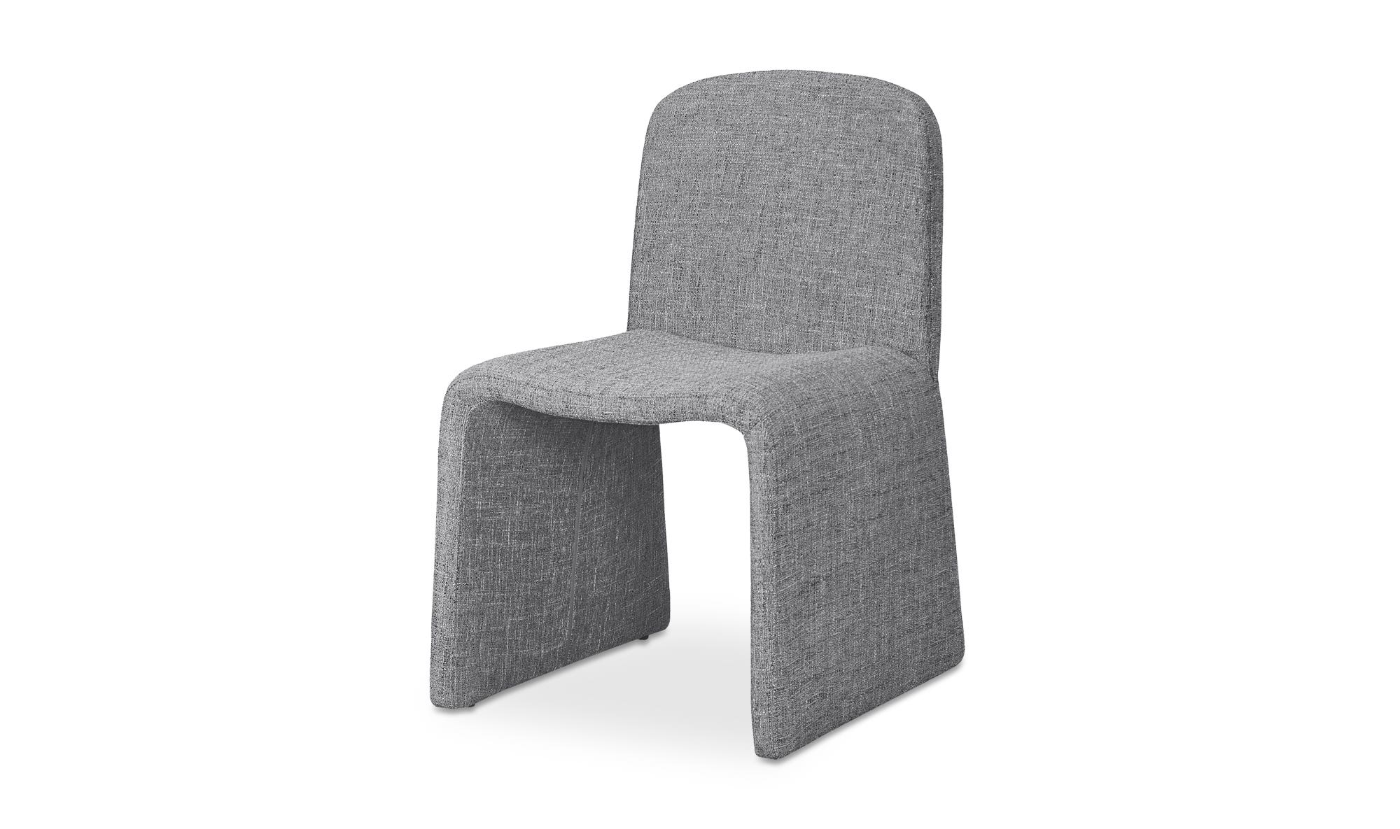 Moe's Ella Contemporary Dining Chair - Heather Gray