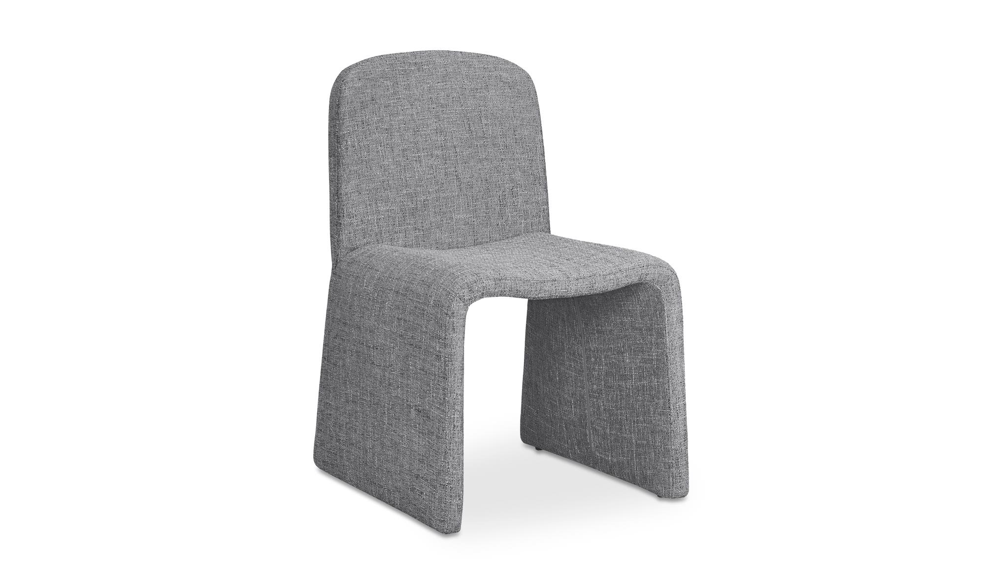 Moe's Ella Contemporary Dining Chair - Heather Gray