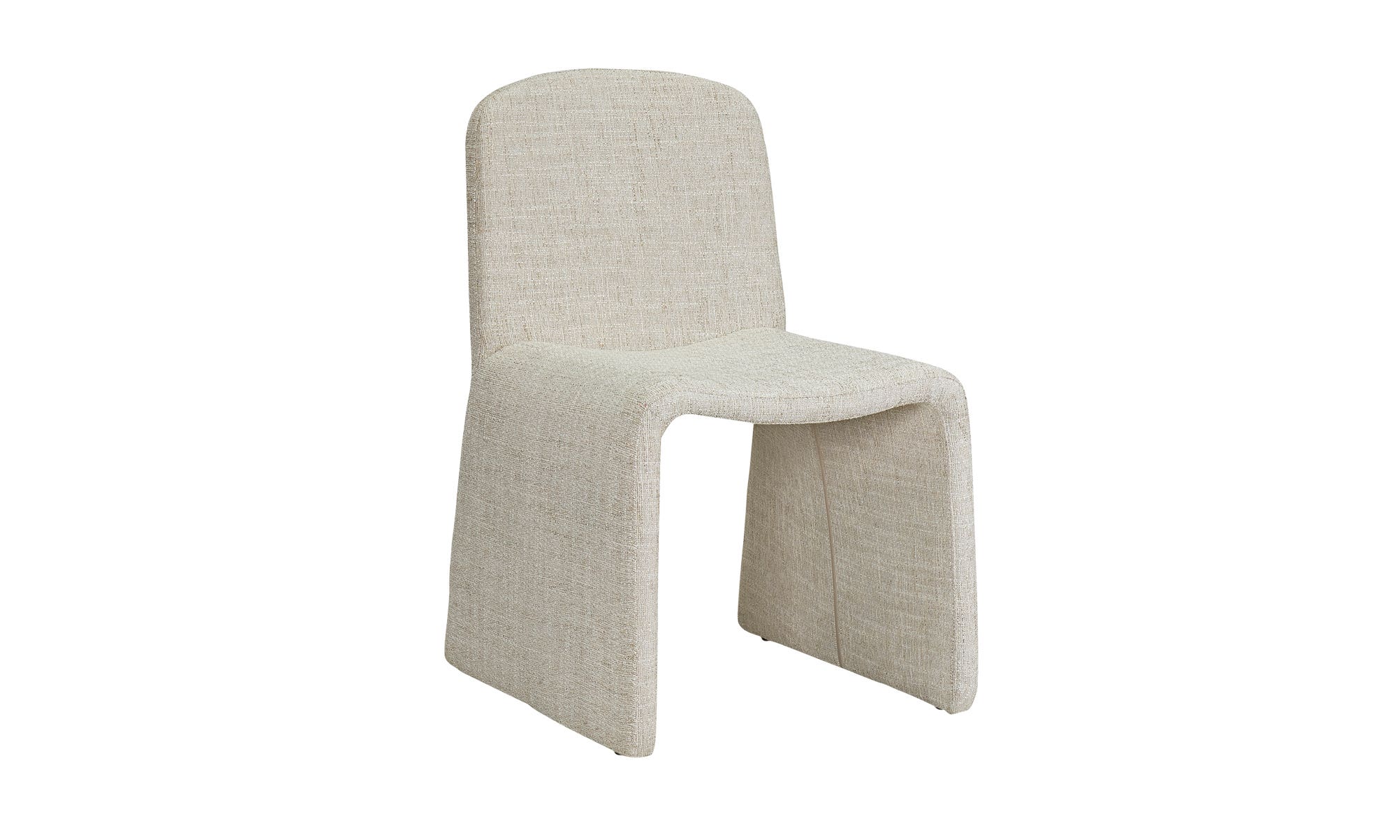 Moe's Ella Contemporary Dining Chair - Heather Beige