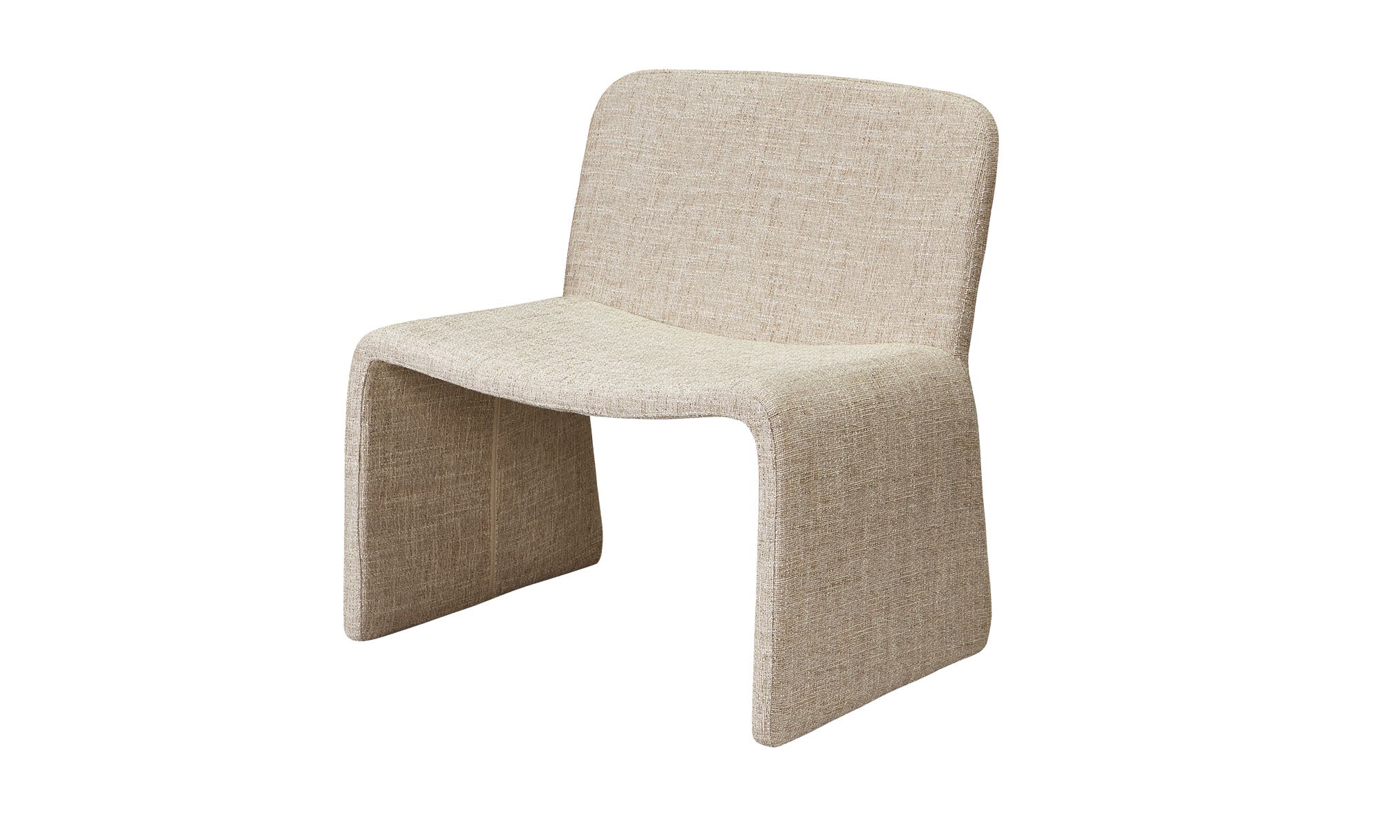 Moe's™ Ella Contemporary Accent Chair - Heather Beige