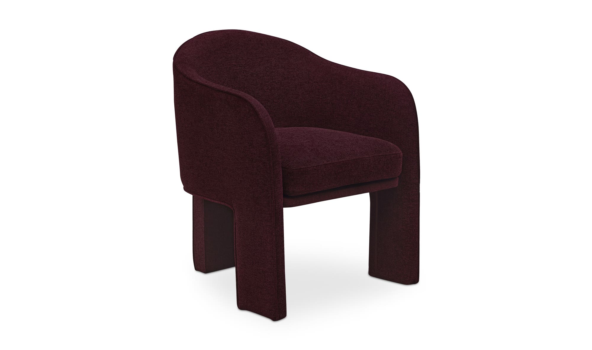 Moe's Clara Contemporary Dining Chair - Plum