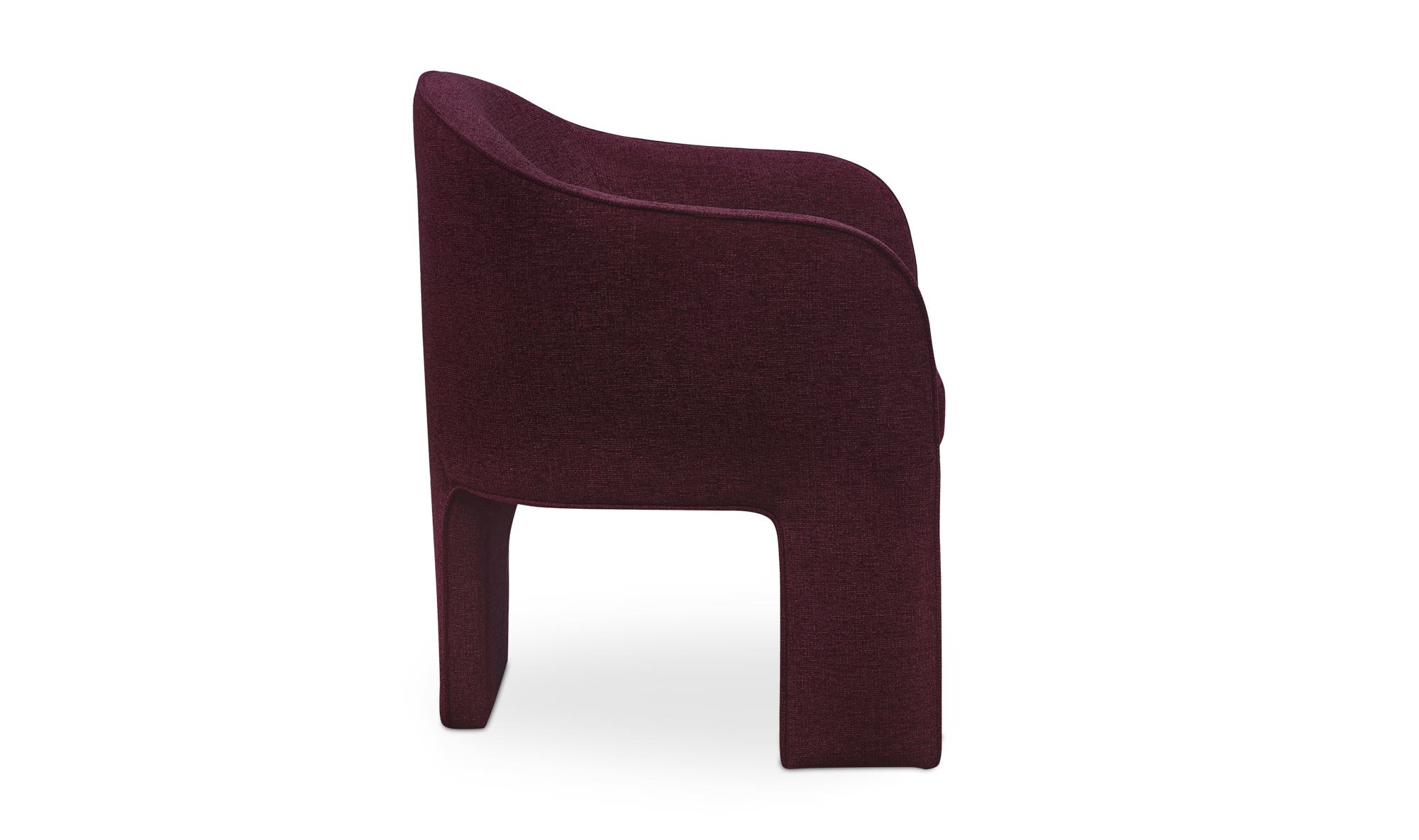 Moe's Clara Contemporary Dining Chair - Plum