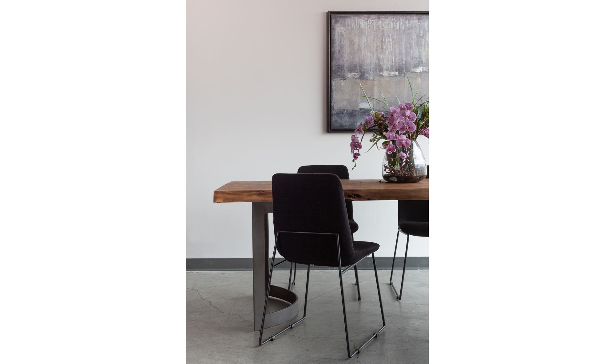 Moe's Ruth Contemporary Dining Chair Set of 2 - Black