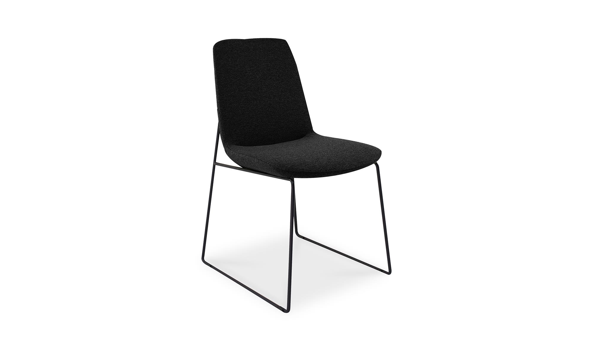 Moe's Ruth Contemporary Dining Chair Set of 2 - Black