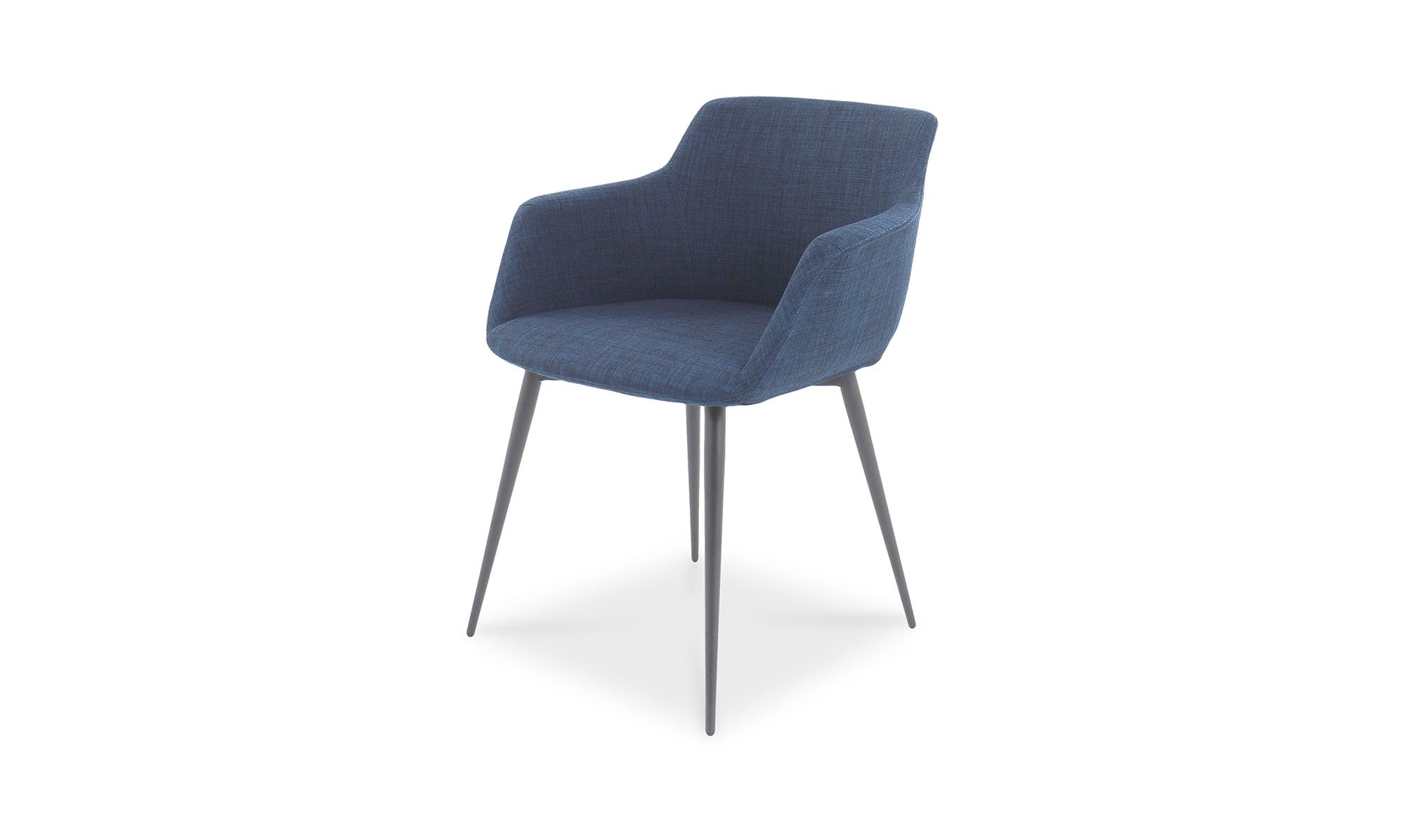 Moe's Ronda Contemporary Armchair Set of 2 - Blue