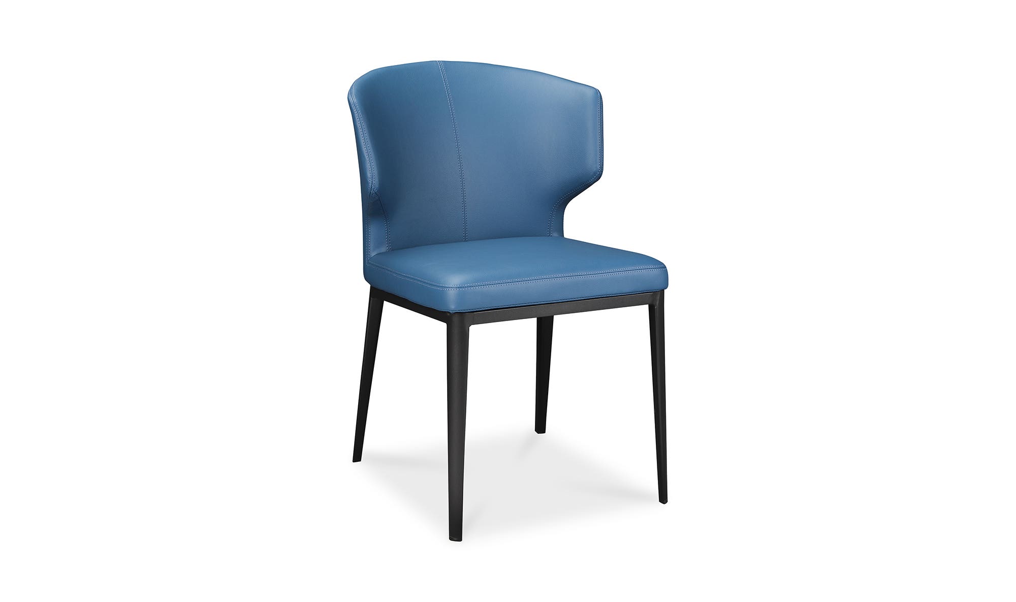 Moe's Delaney Contemporary Dining Chair Set of 2 - Sky Blue