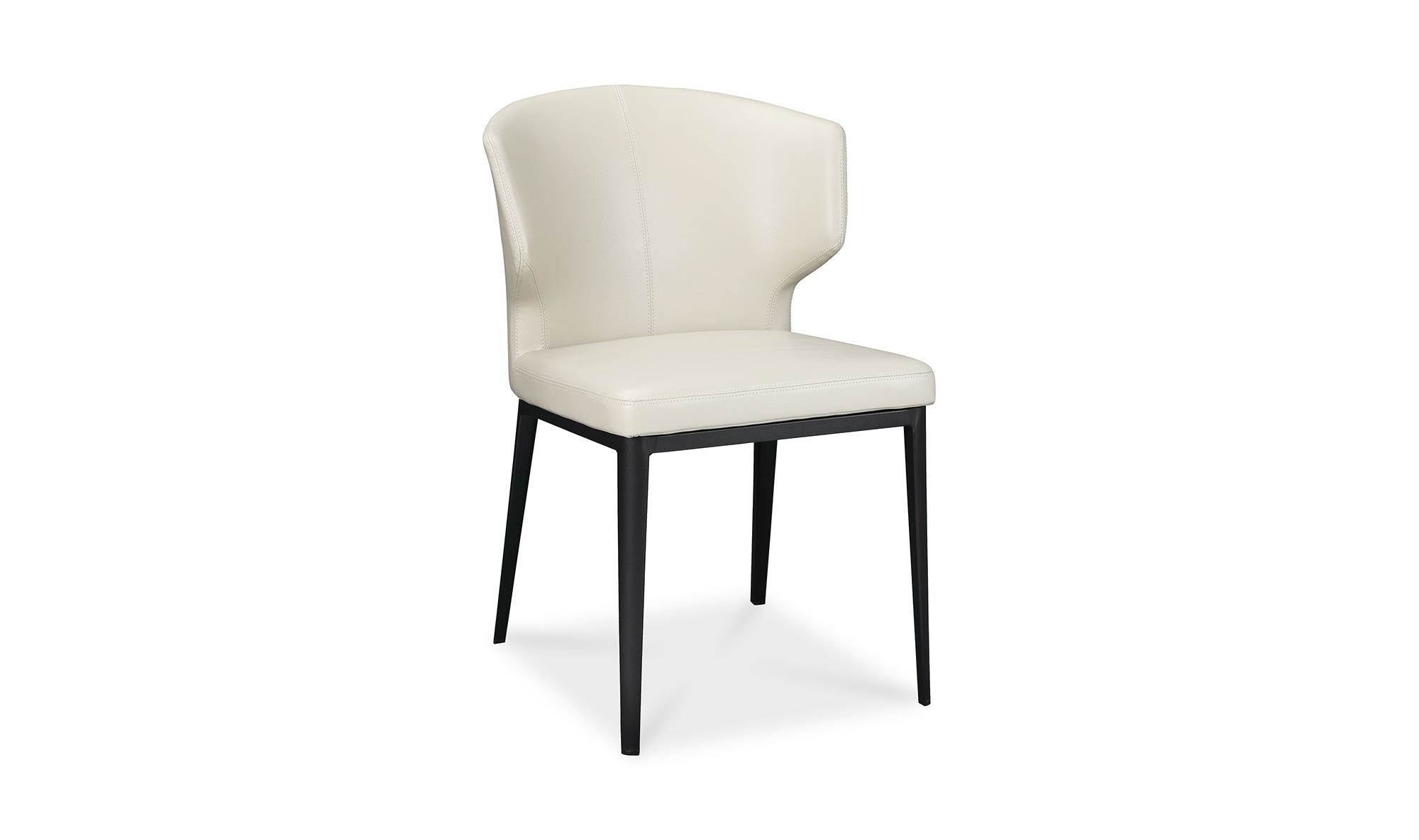 Moe's Delaney Contemporary Dining Chair Set of 2 - Beige