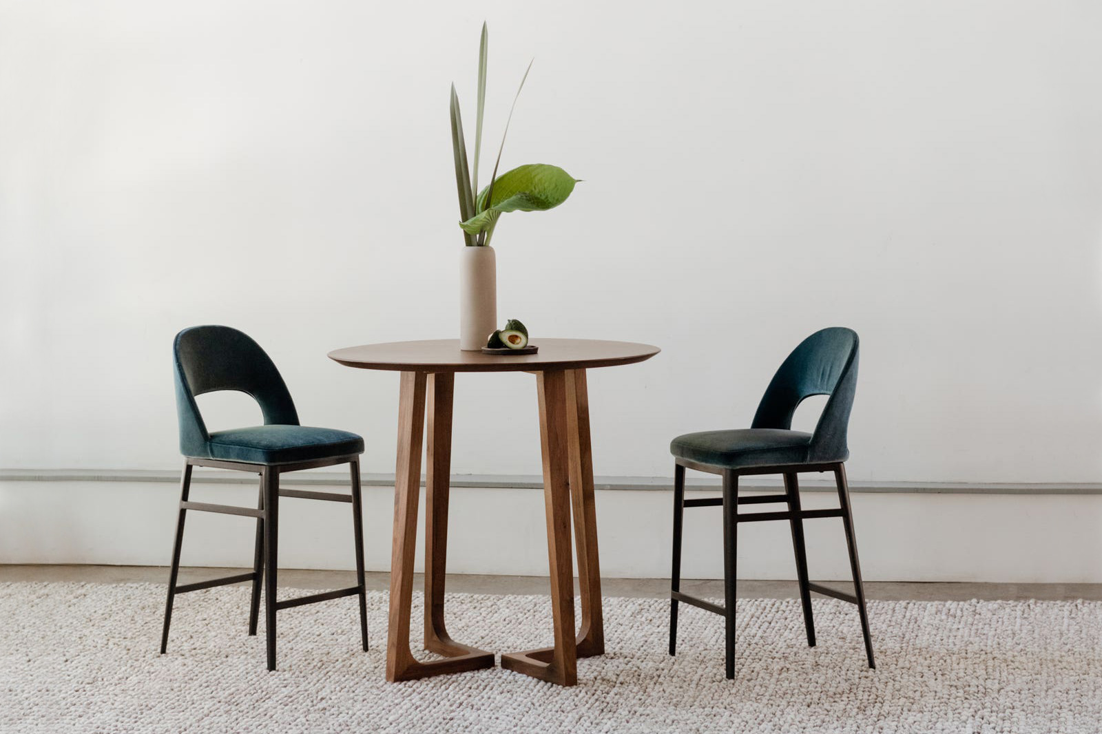 Moe's - Roger Counter Stool in Blue