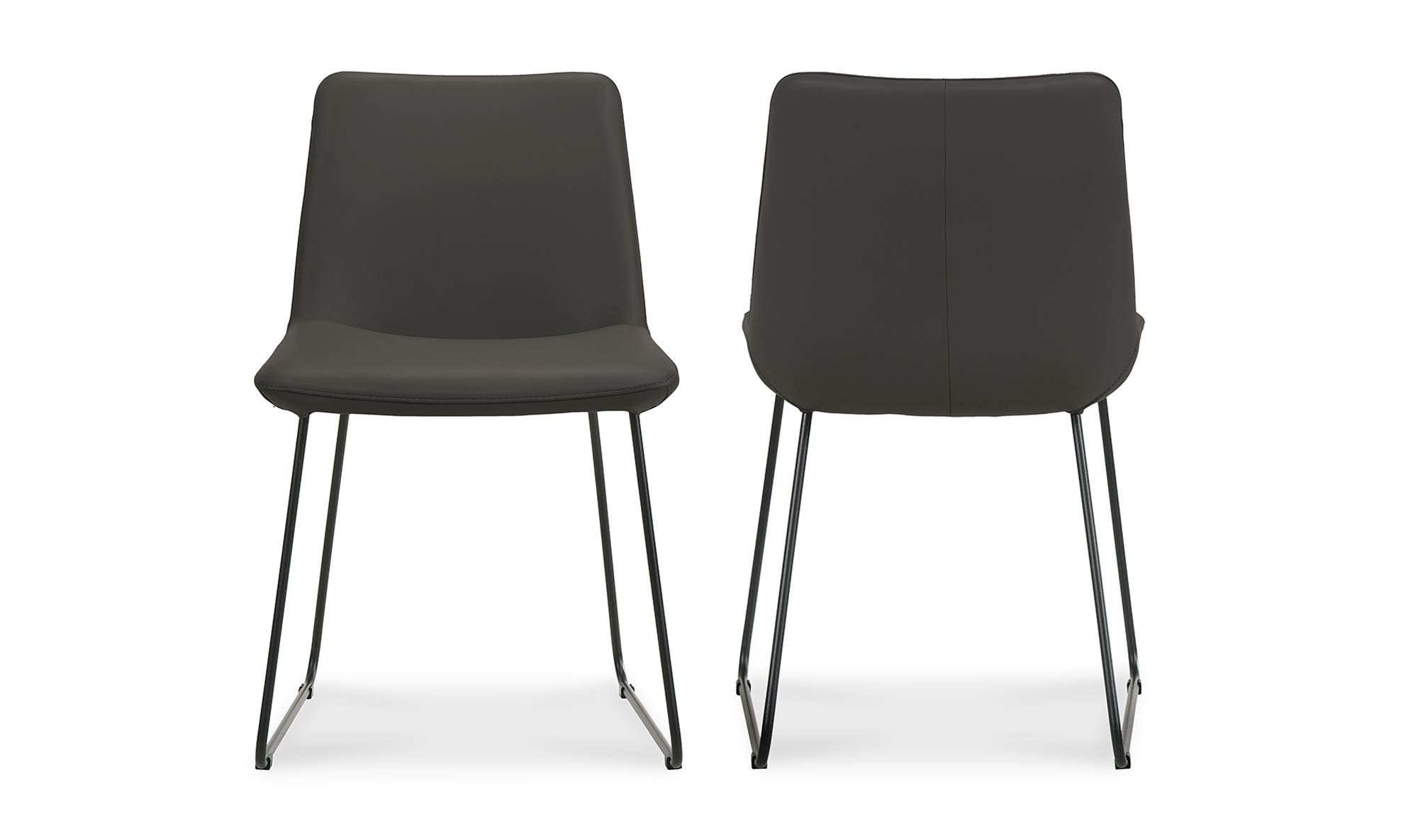 Moe's Villa Contemporary Dining Chair Set of 2 - Black