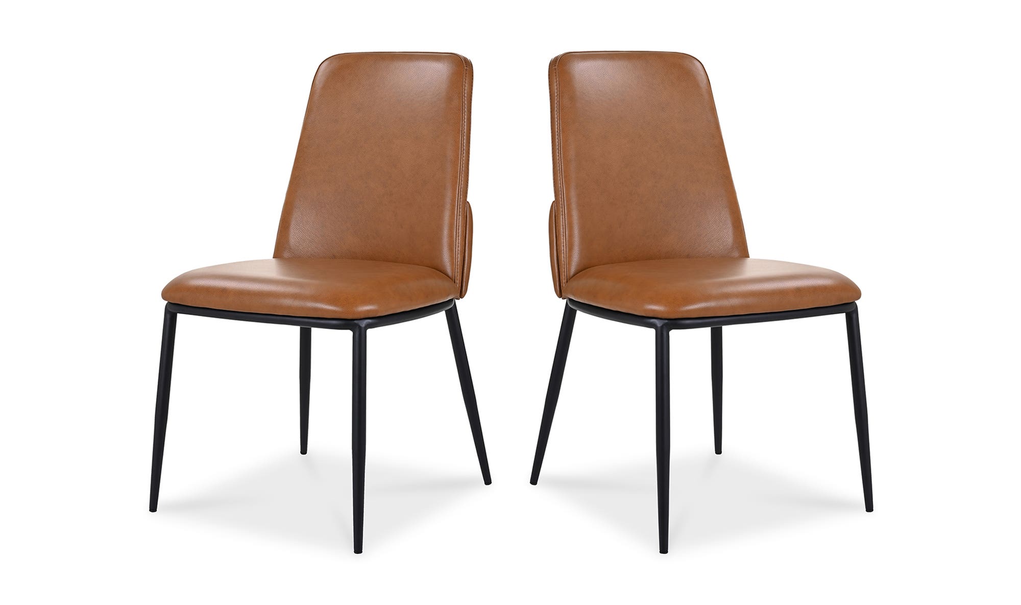 Moe's Douglas Contemporary Dining Chair Set of 2 - Brown