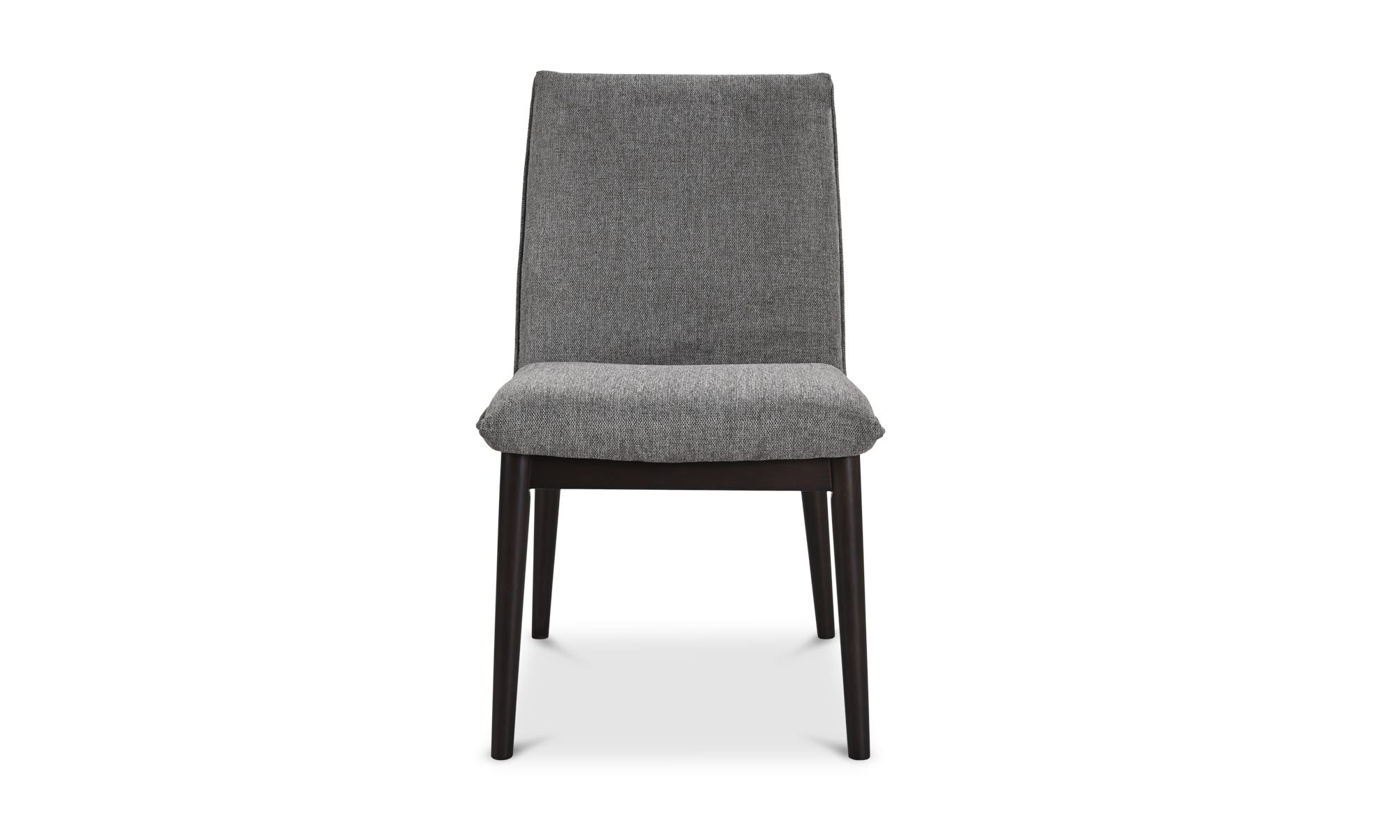 Moe's Charlie Modern Dining Chair Set of 2 - Dark Gray