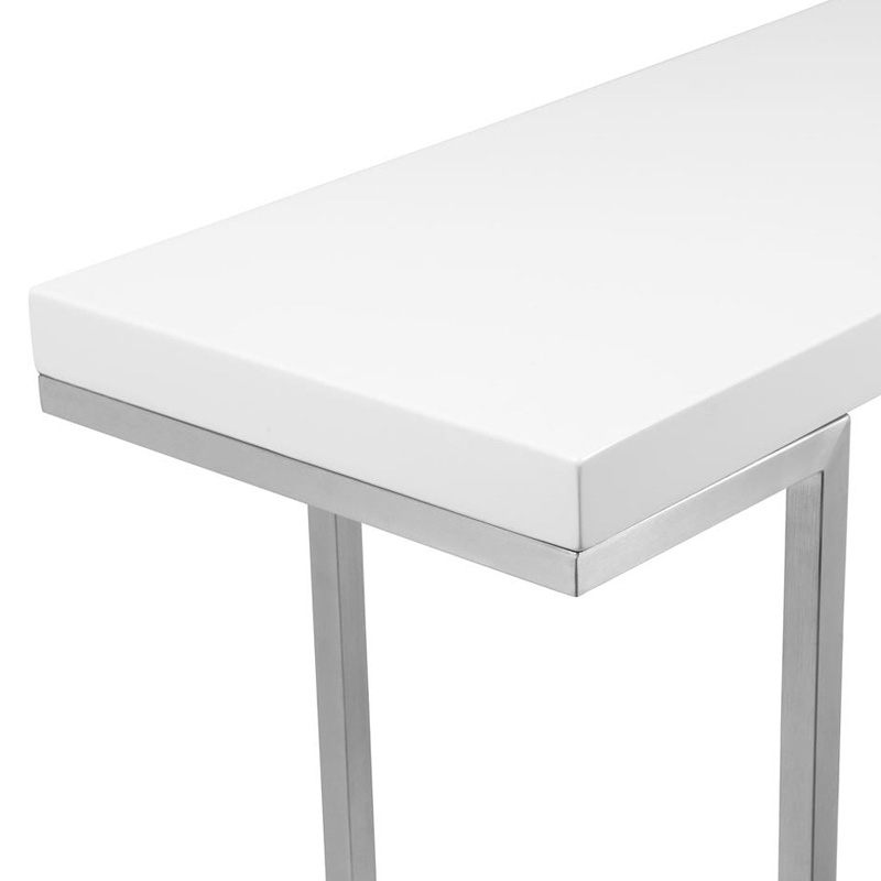 Moe's - Repetir Console Table in White