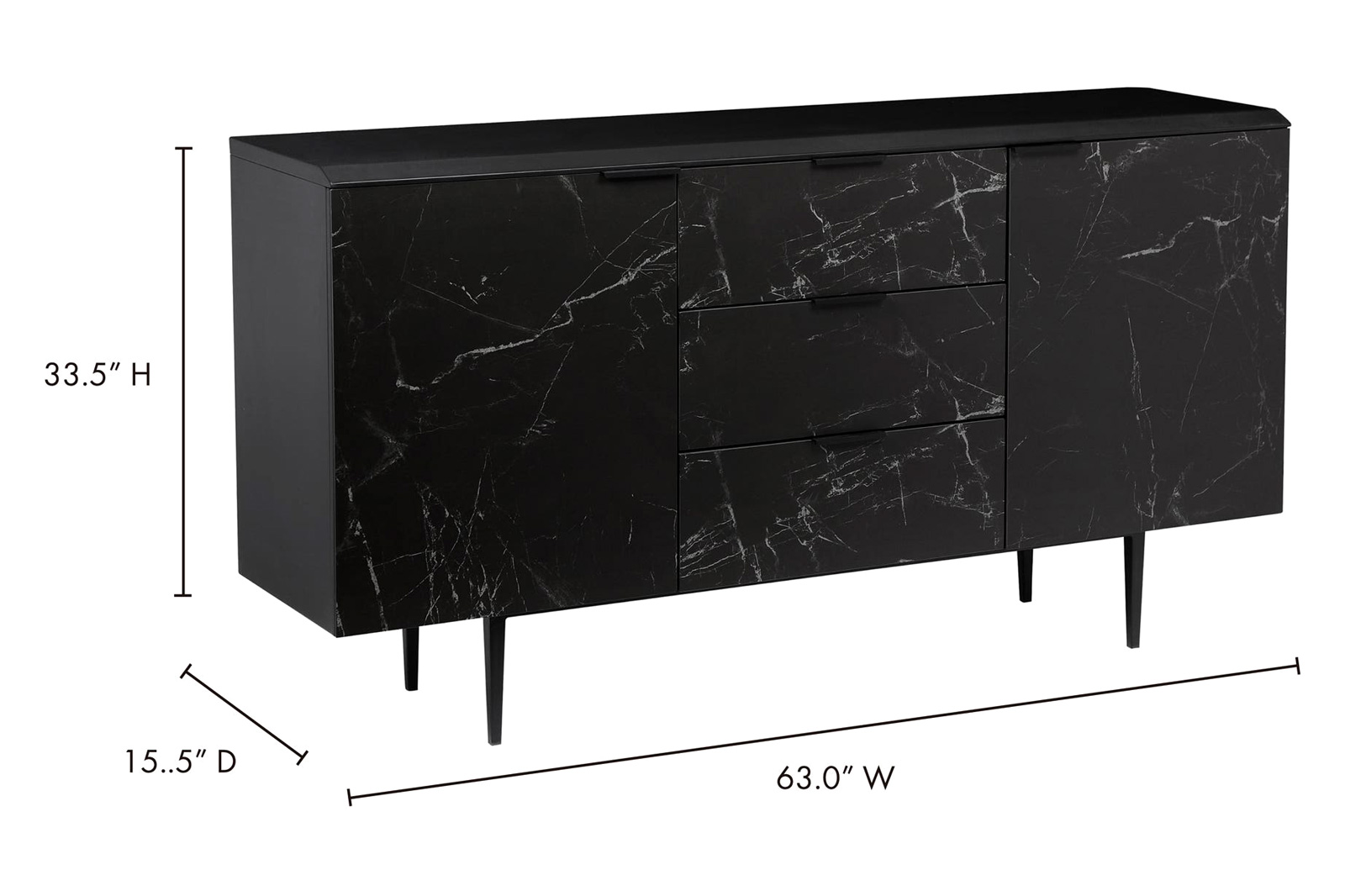 Moe's - Medici Sideboard in Black