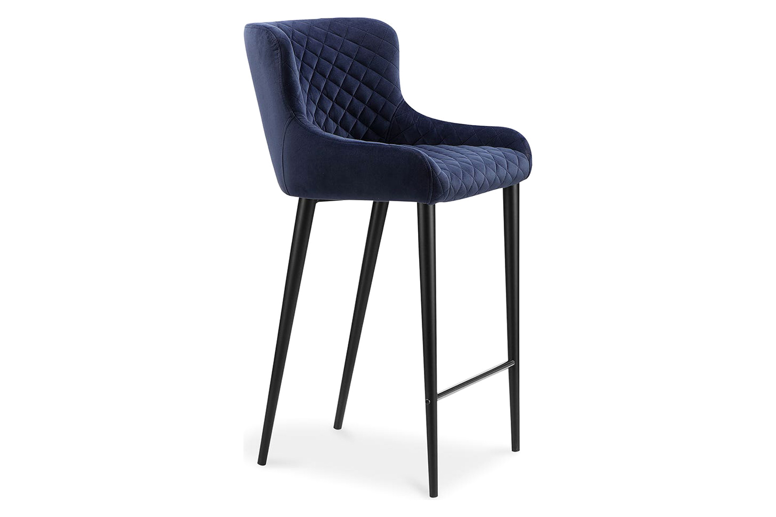 Moe's Etta Contemporary Counter Stool - Navy Blue