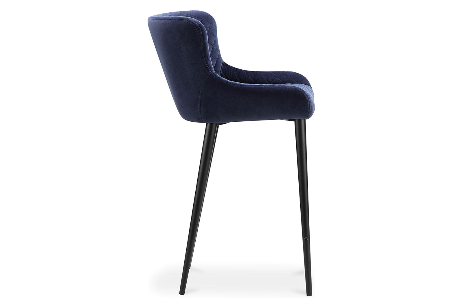 Moe's Etta Contemporary Counter Stool - Navy Blue