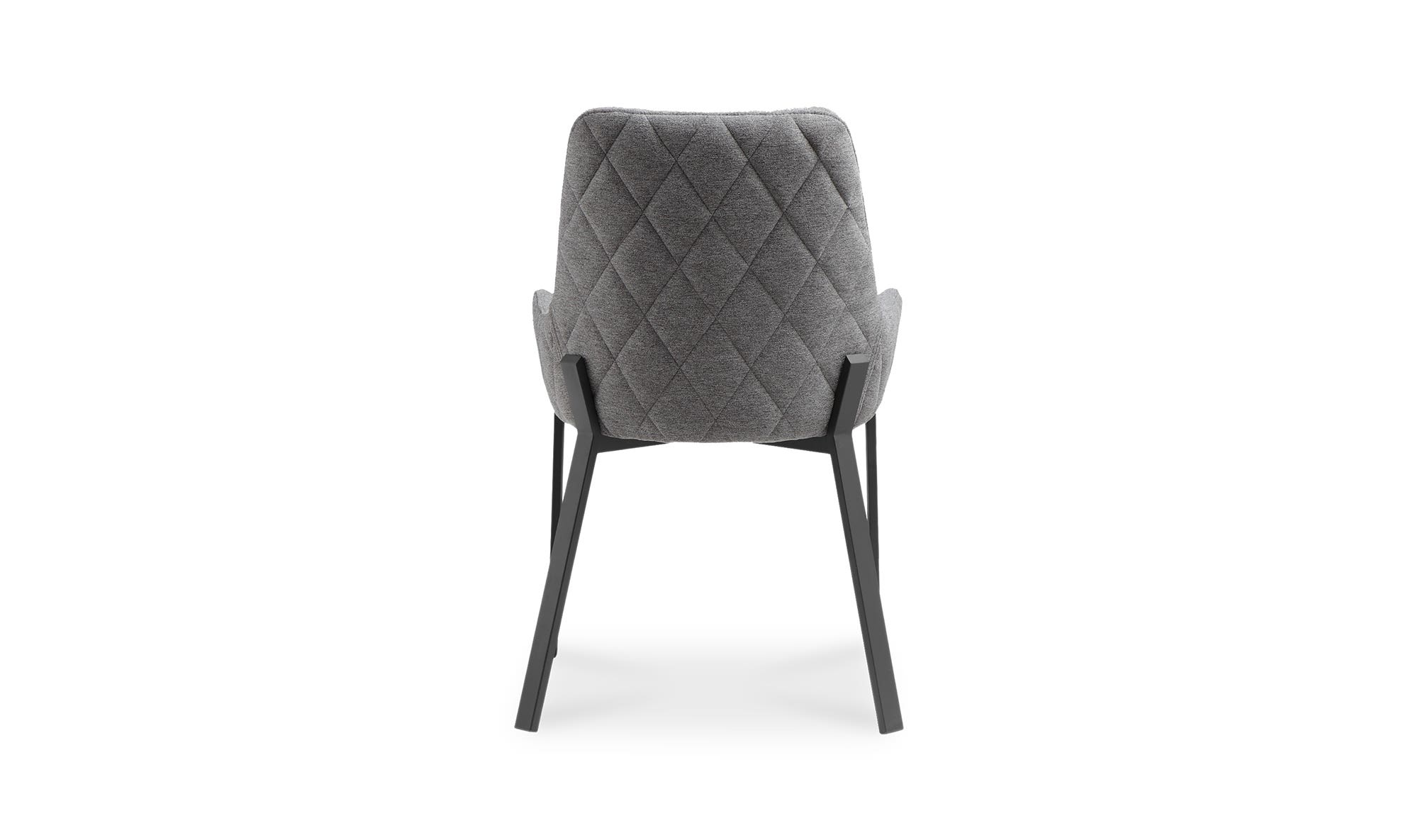 Moe's - Lloyd Contemporary Dining Chair Set of 2 in Dark Gray