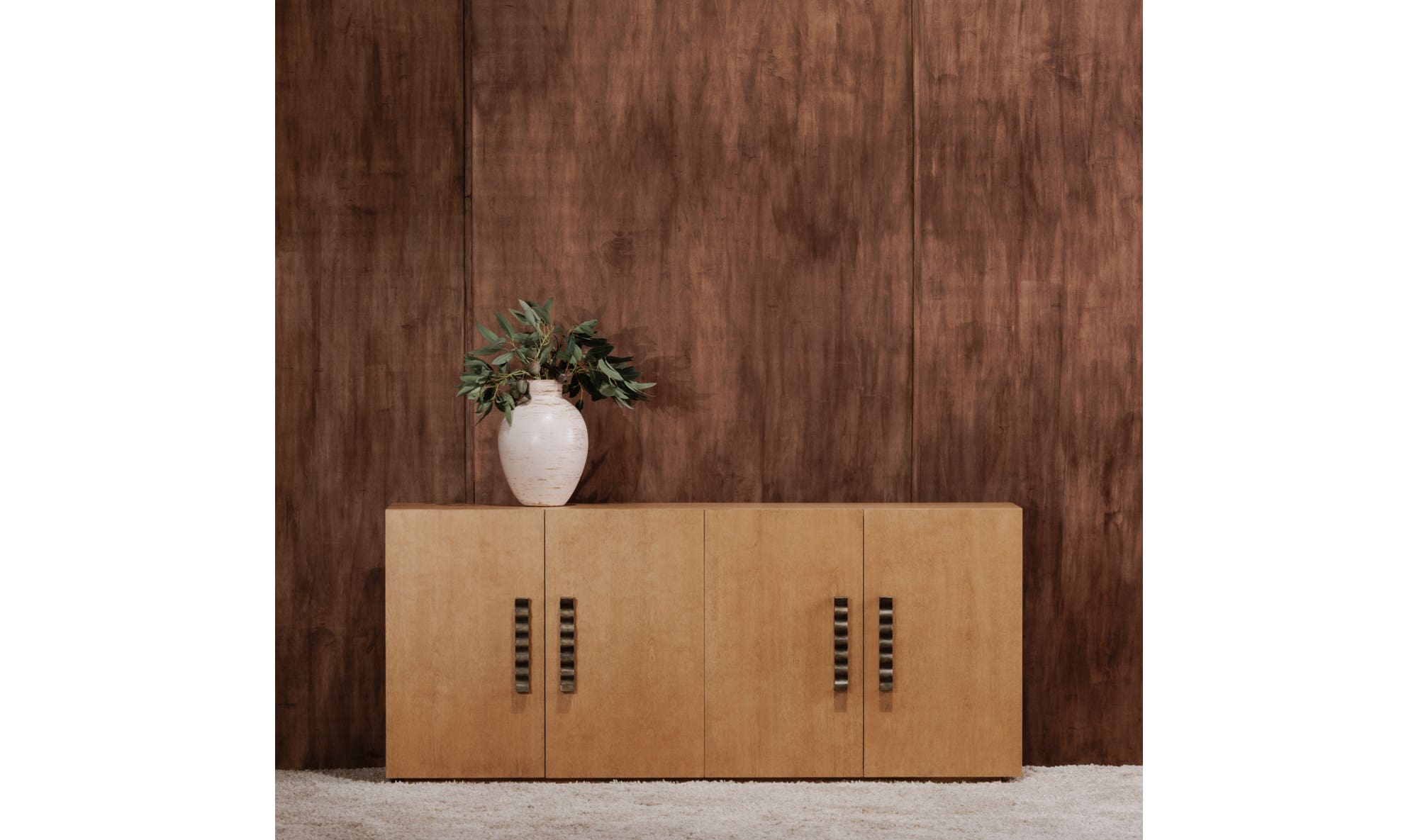 Moe's - Cara Mid-Century Modern Sideboard in Natural