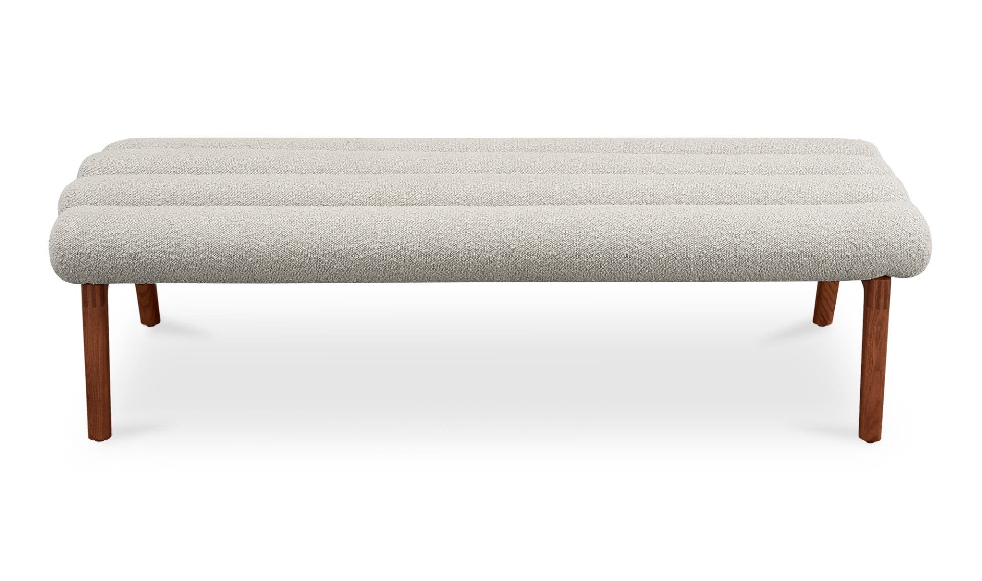 Moe's Arlo Contemporary Bench - Off White