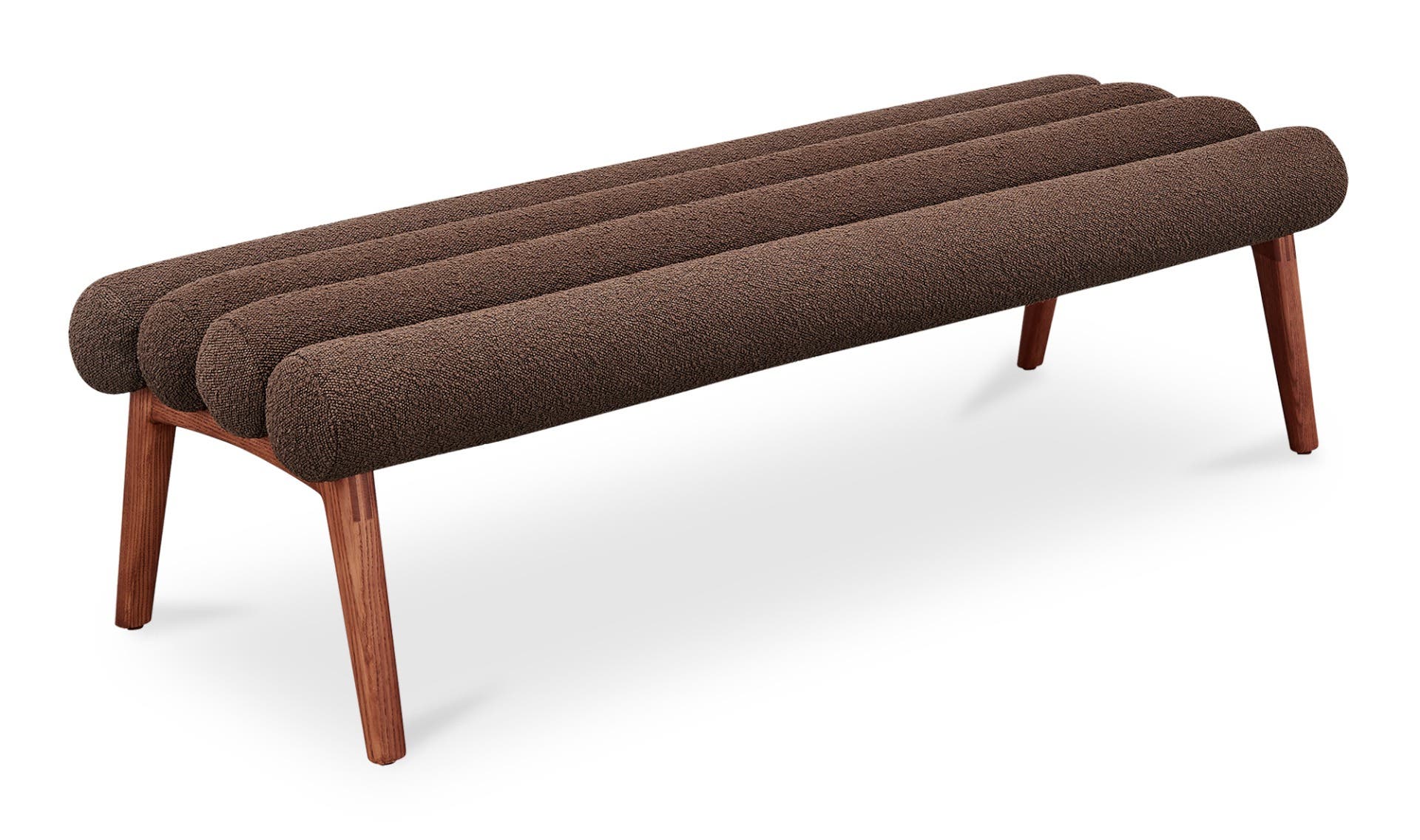 Moe's Arlo Contemporary Bench - Deep Brown