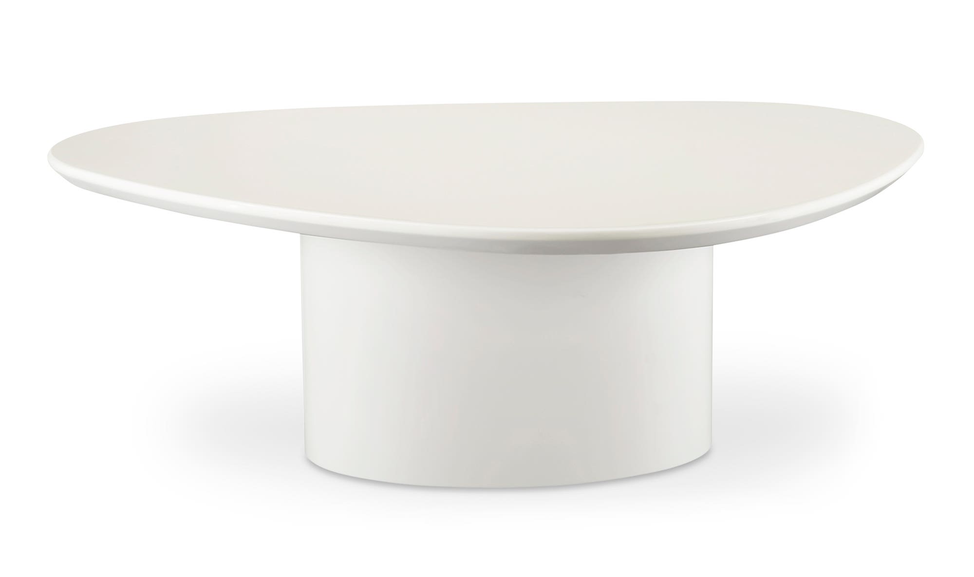 Moe's Eden Modern Coffee Table - Ivory White Lacquer