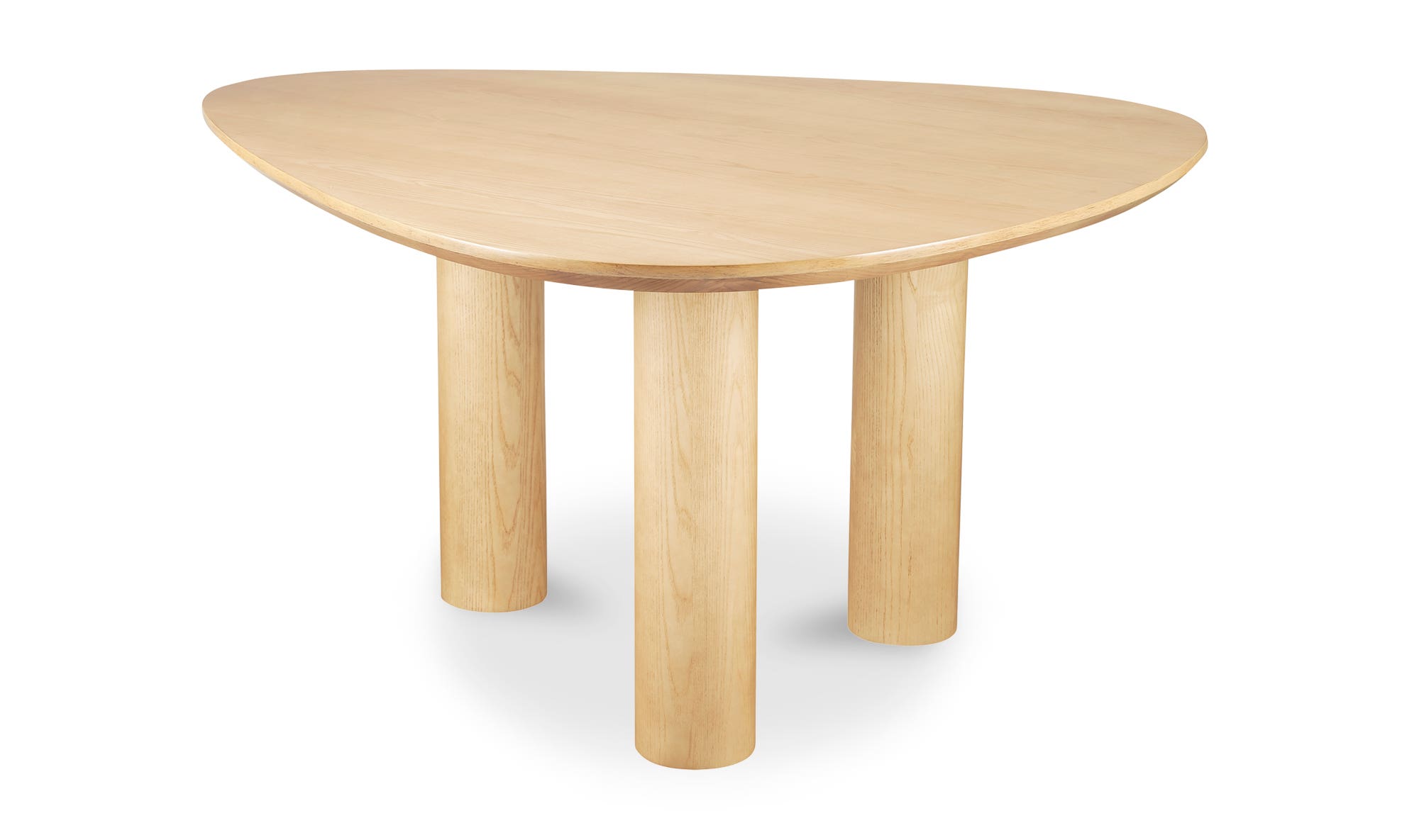 Moe's Finley Contemporary Triangular Dining Table - Natural