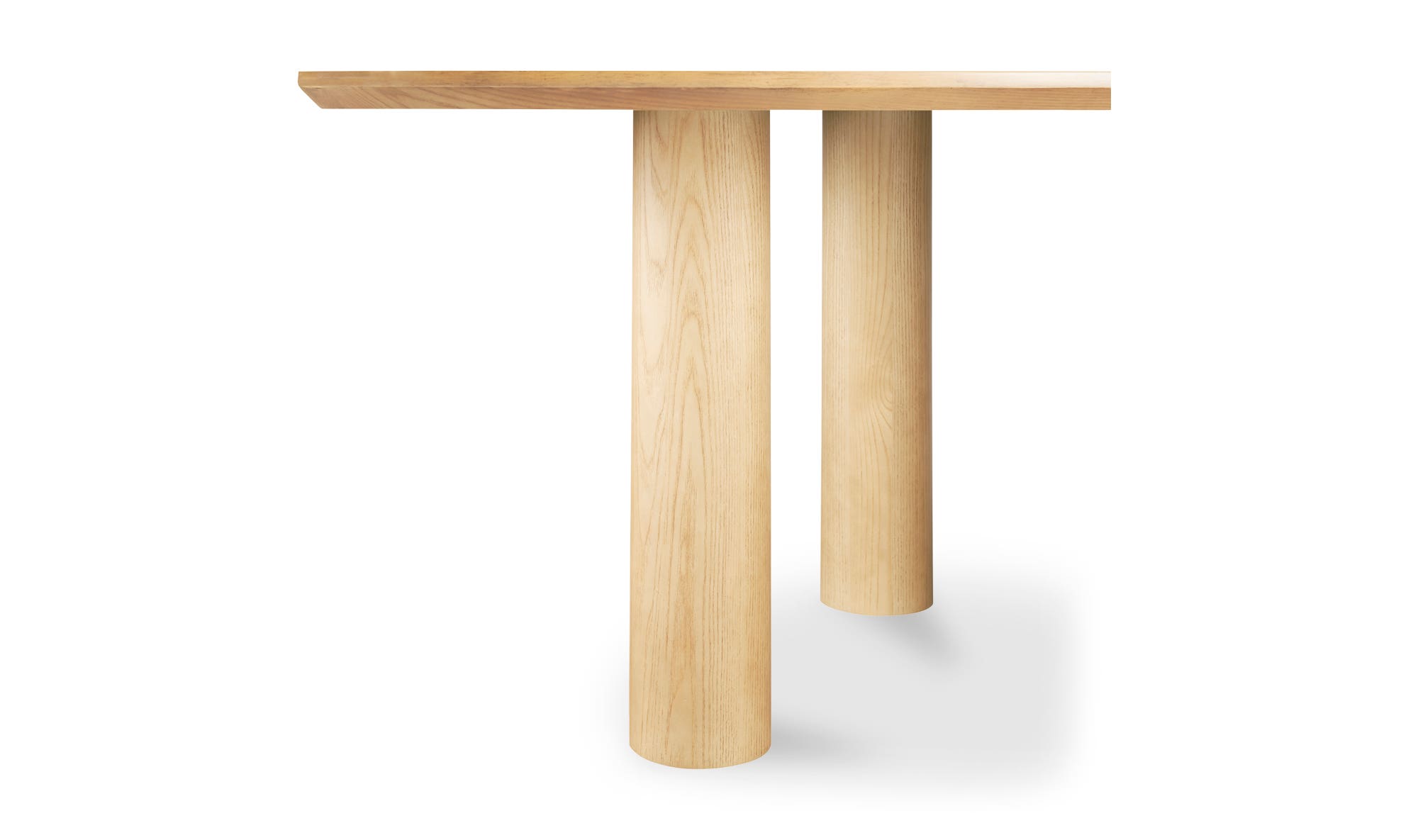 Moe's Finley Contemporary Triangular Dining Table - Natural