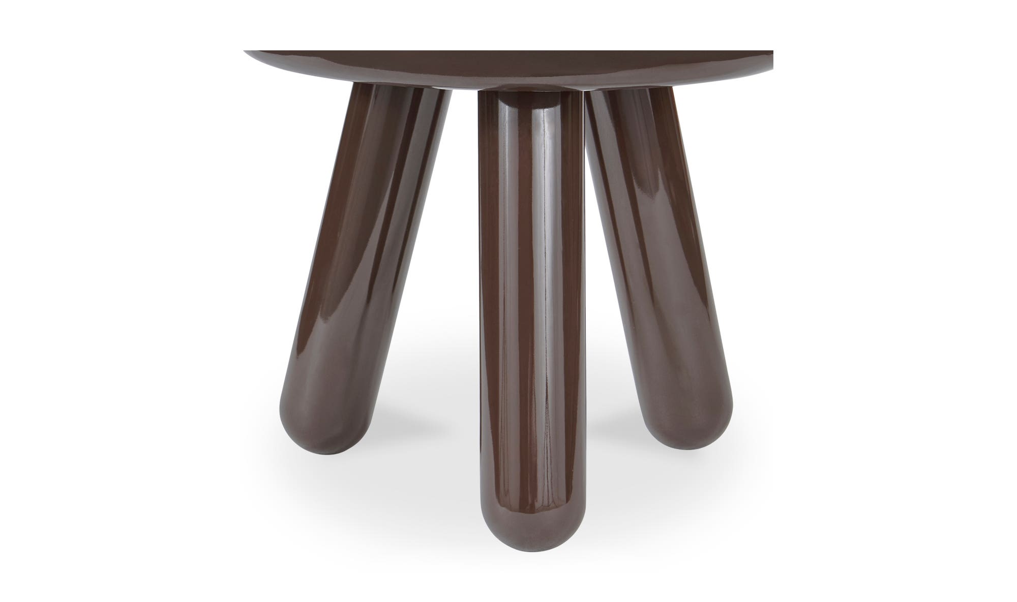 Moe's Joy Contemporary Accent Table - Dark Brown Lacquer