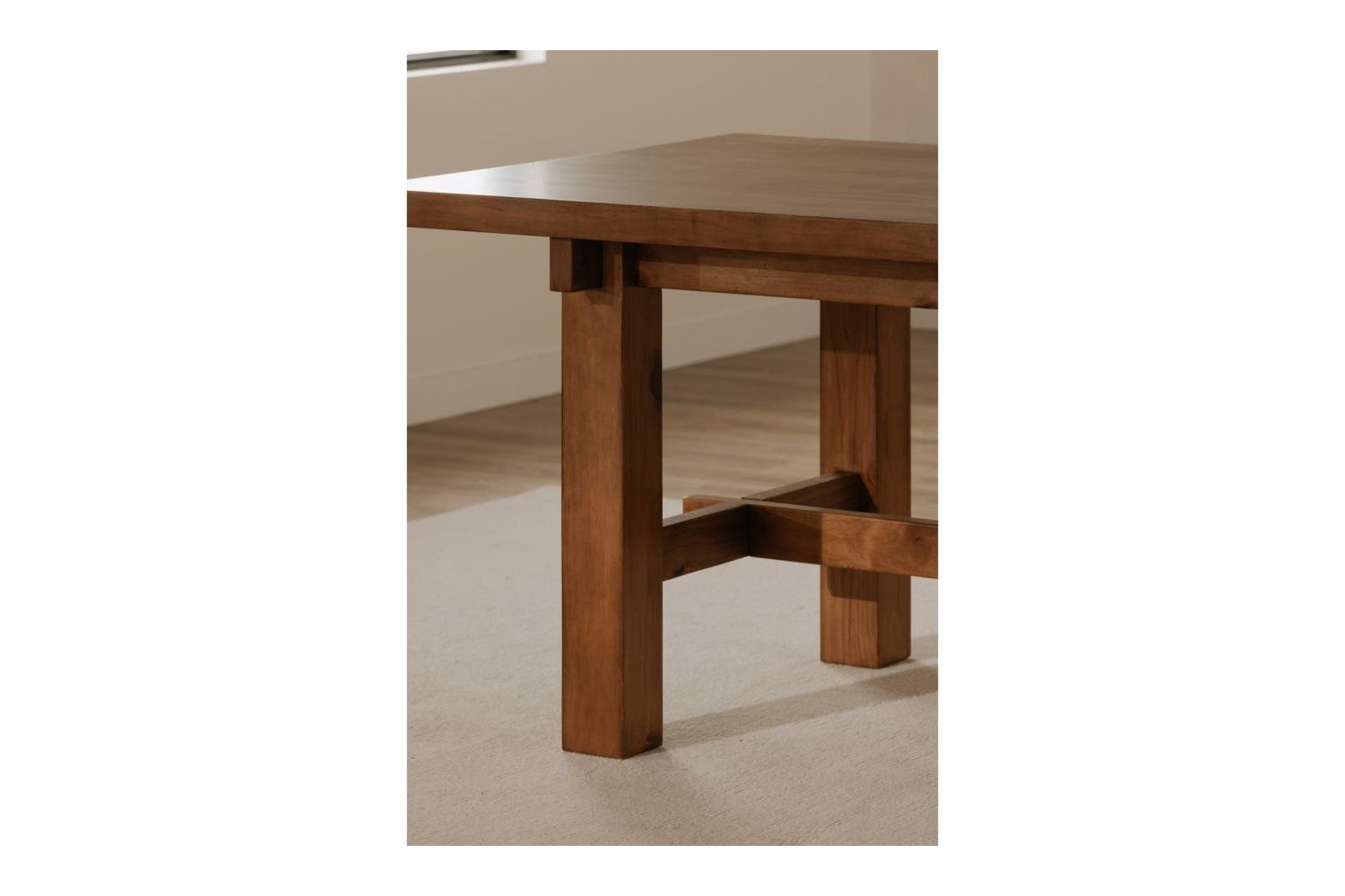 Moe's Mikoshi Rustic Small Dining Table - Vintage Brown